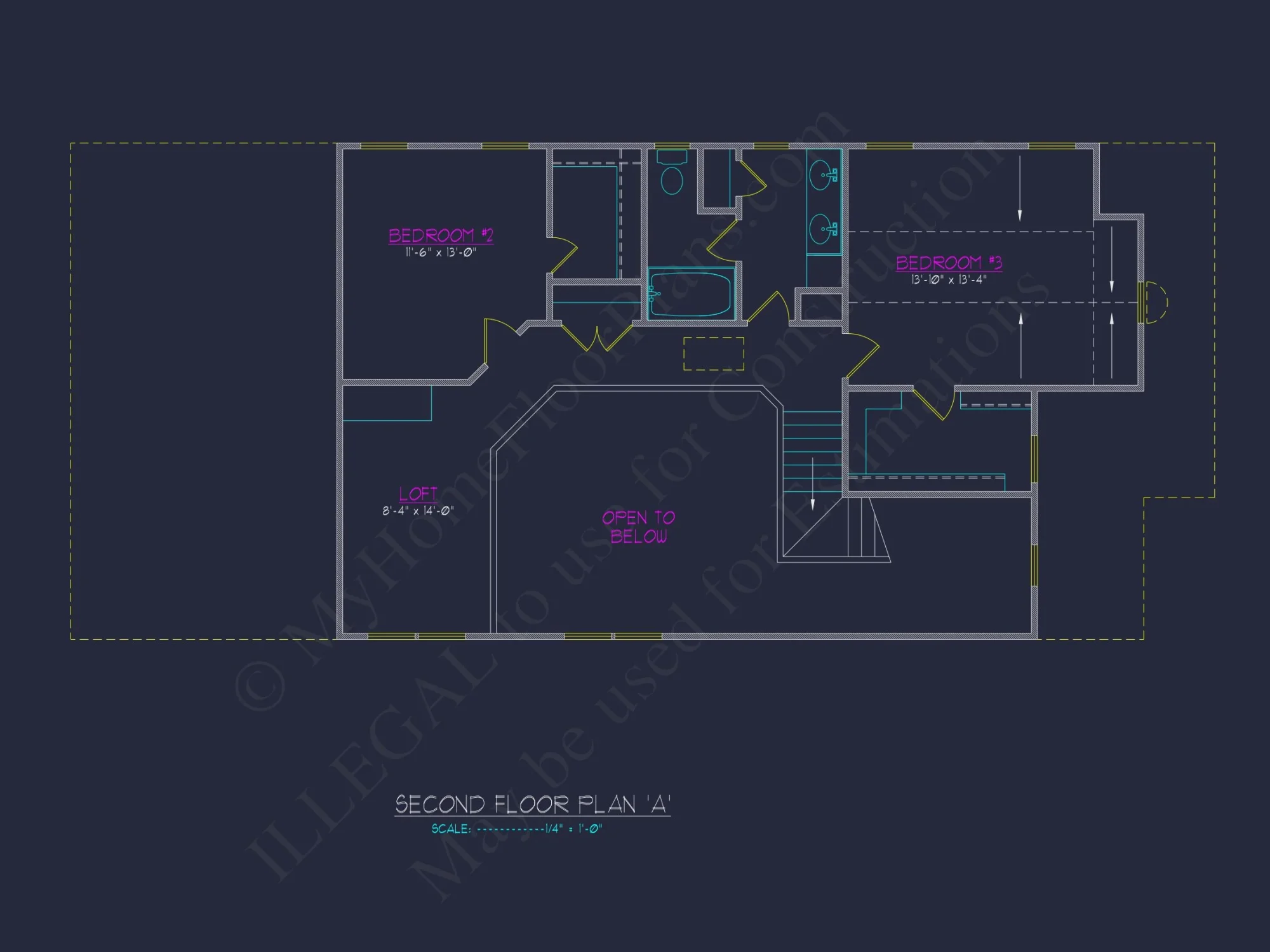 Traditional house Plan with 3 Bedrooms, CAD & Floor Designs