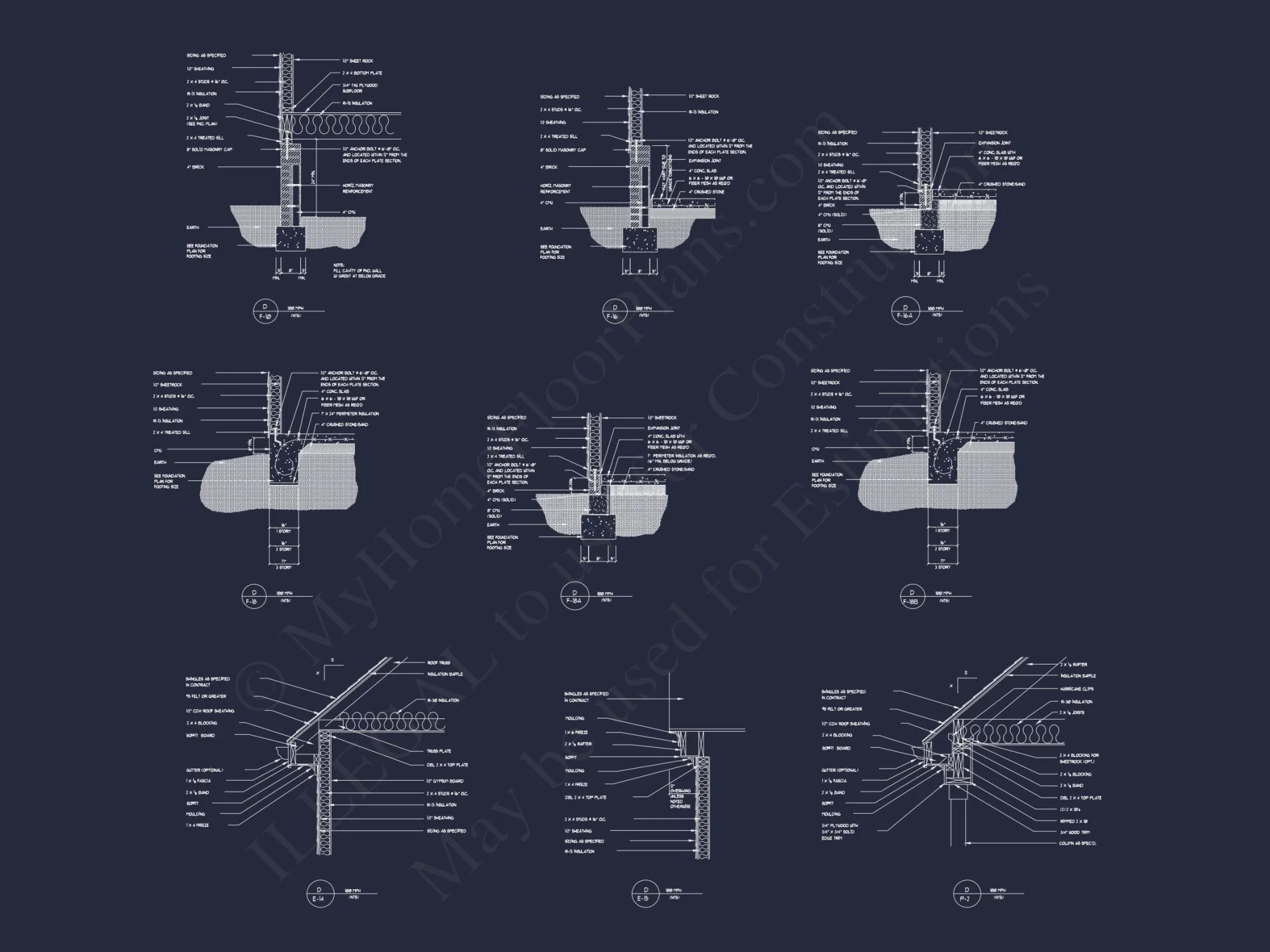 Traditional house Plan with 3 Bedrooms, CAD & Floor Designs