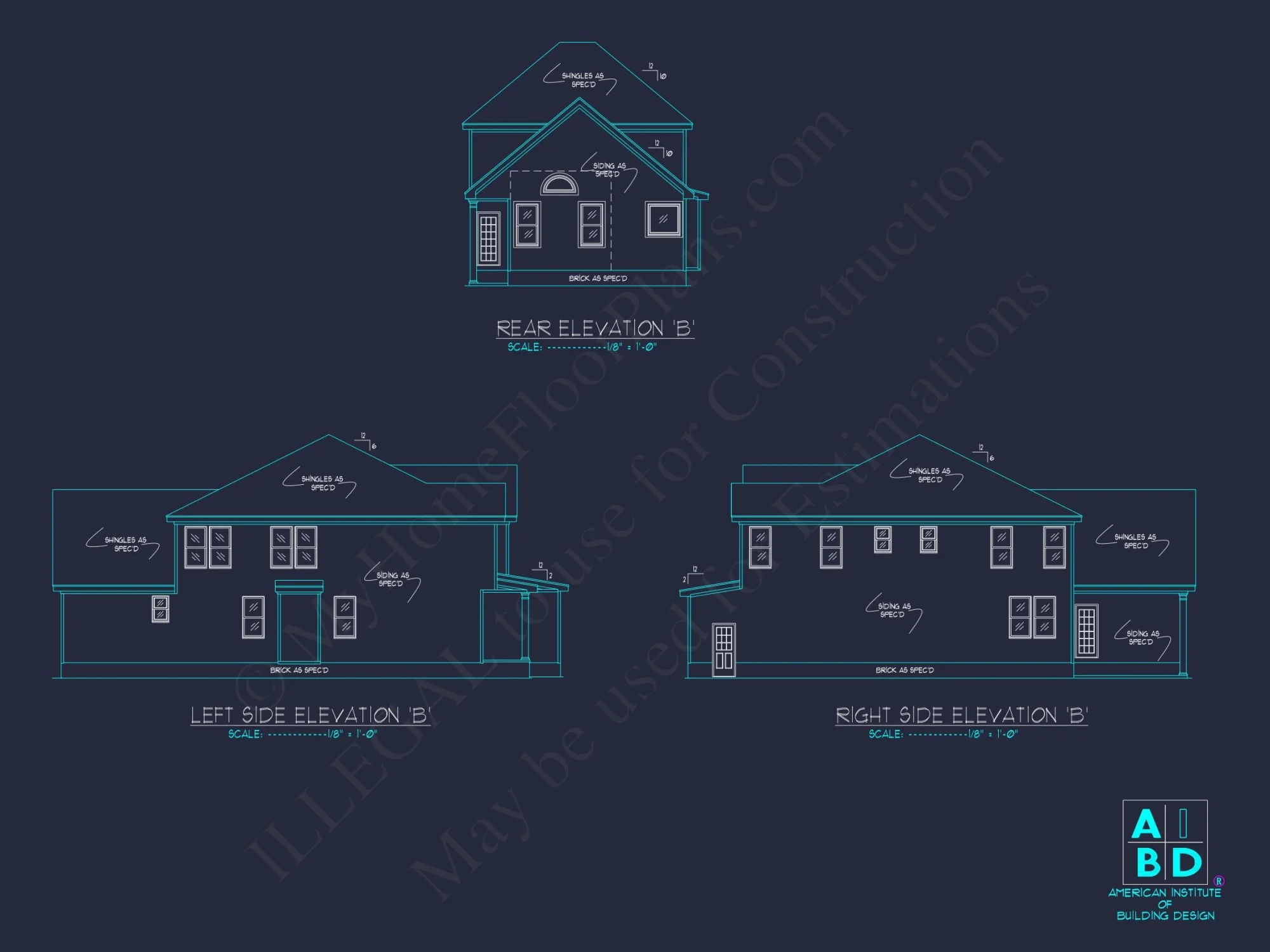 Traditional house Plan with 3 Bedrooms, CAD & Floor Designs