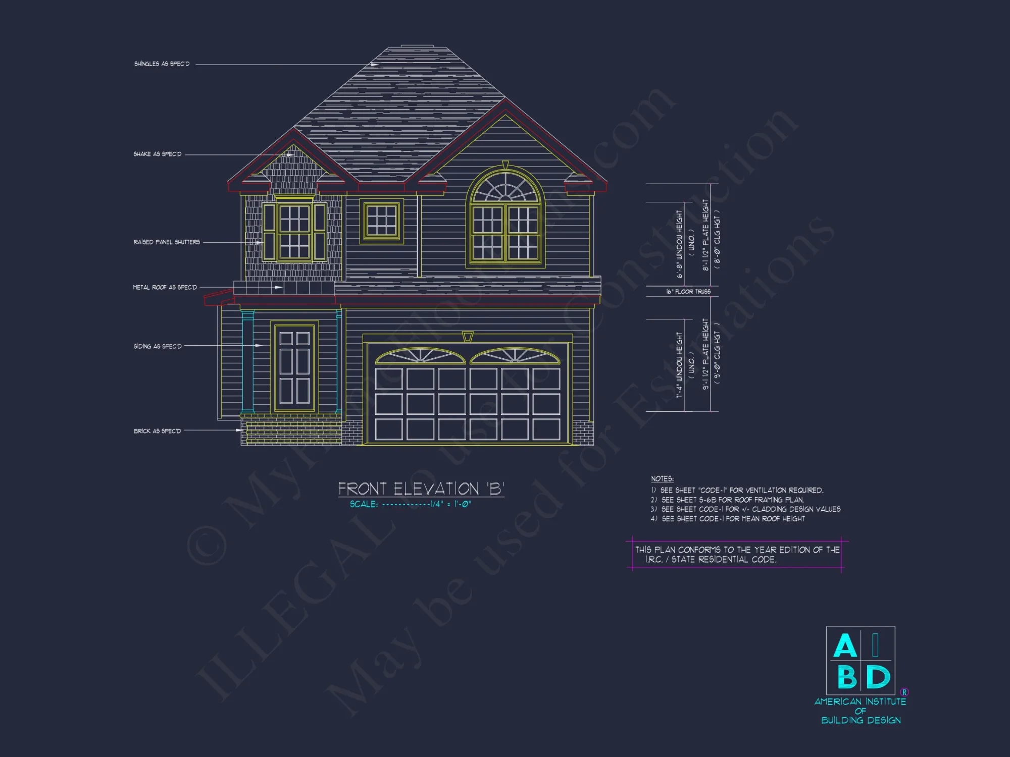 Traditional house Plan with 3 Bedrooms, CAD & Floor Designs