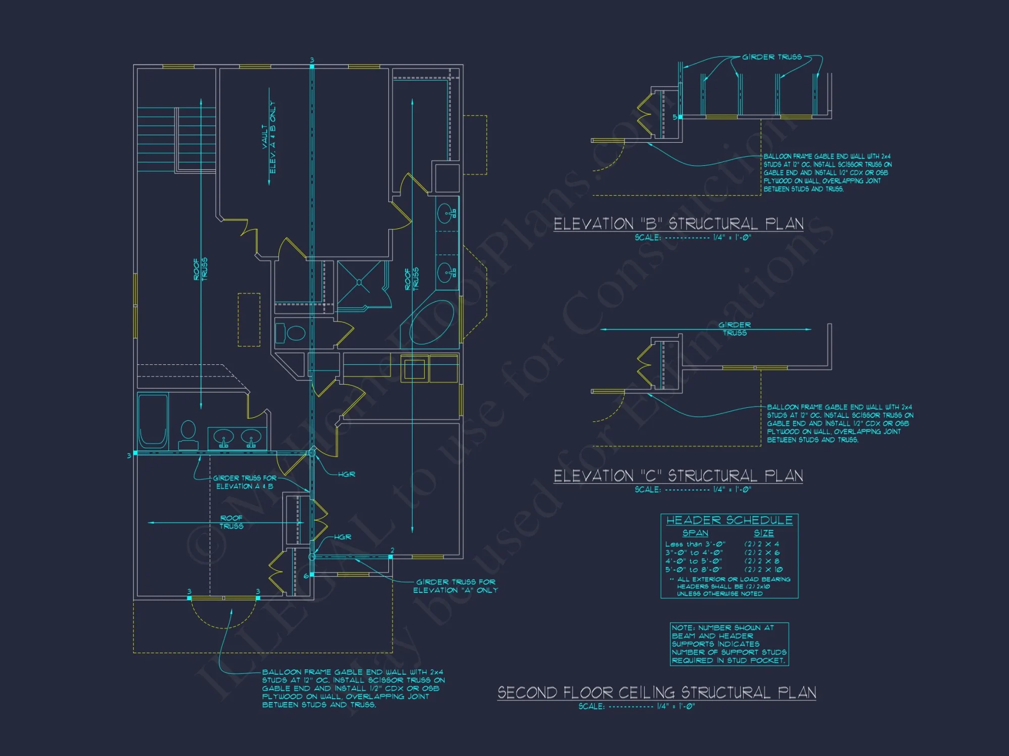 Beautiful 2-Story house Plan with CAD Blueprints and Designs