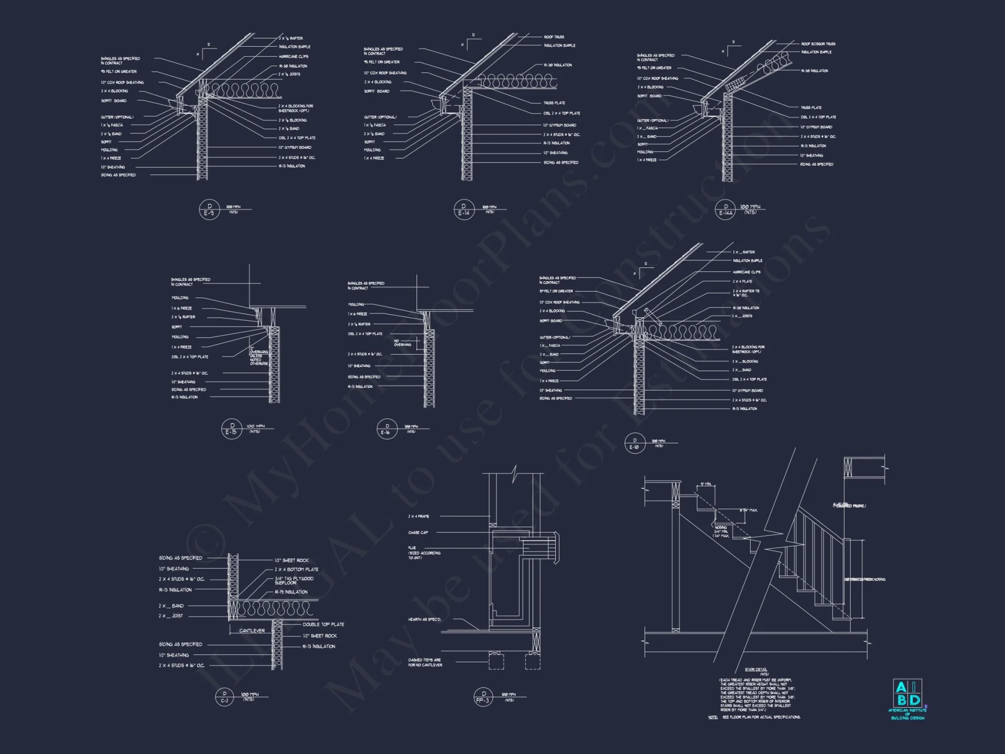 Beautiful 2-Story house Plan with CAD Blueprints and Designs