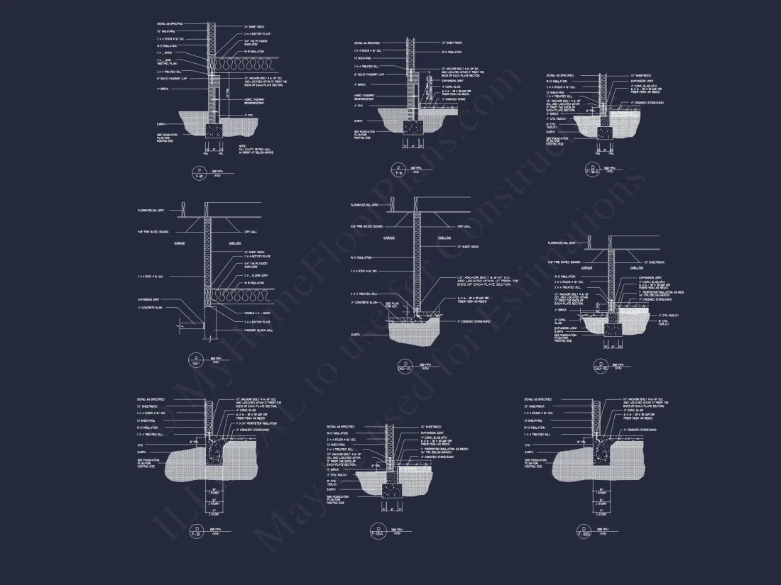 Beautiful 2-Story house Plan with CAD Blueprints and Designs