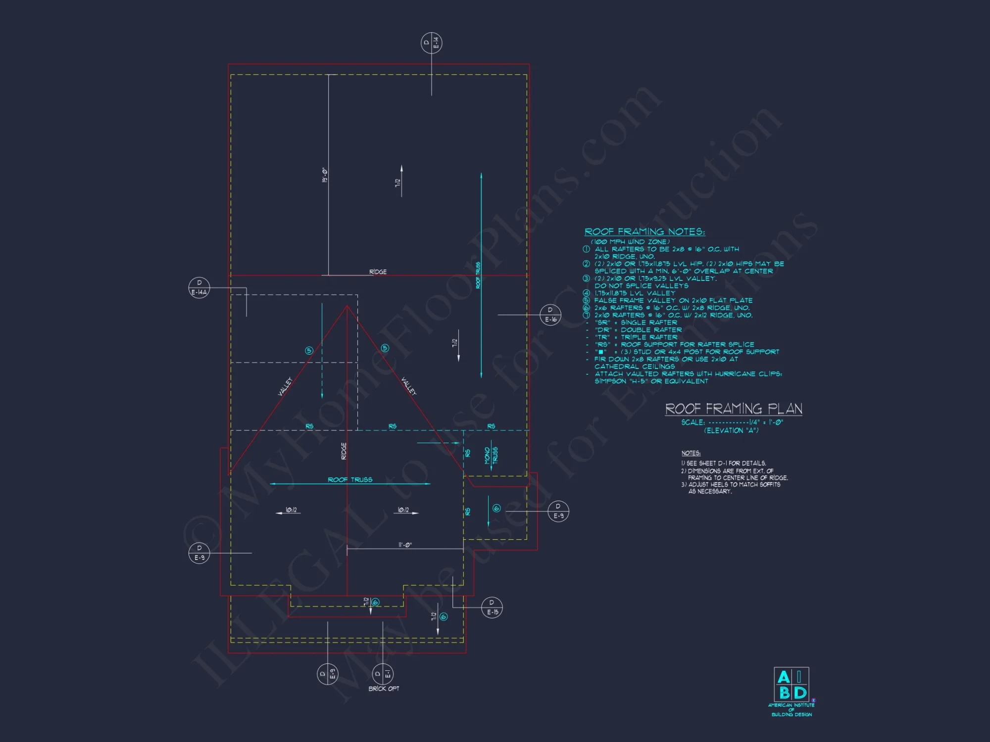 Craftsman house Plan with Detailed Blueprint and CAD Designs