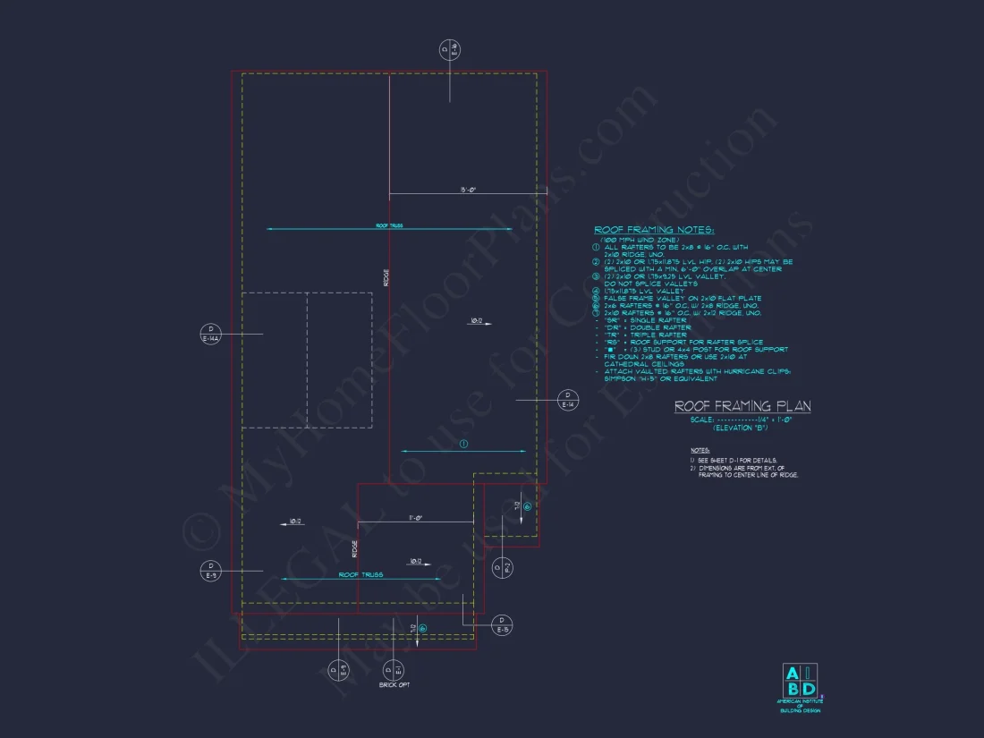 Craftsman house Plan with Detailed Blueprint and CAD Designs
