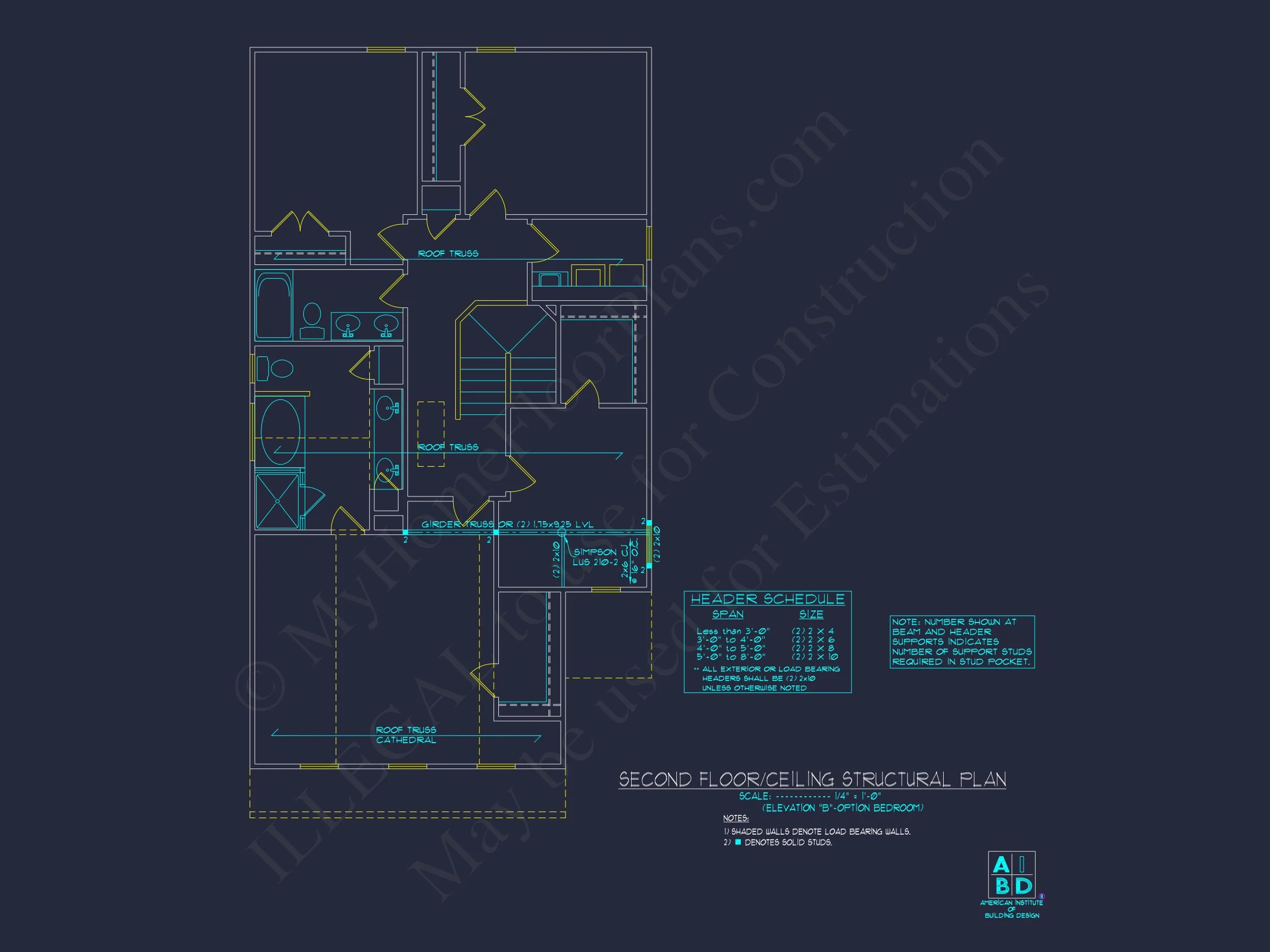 Craftsman house Plan with Detailed Blueprint and CAD Designs