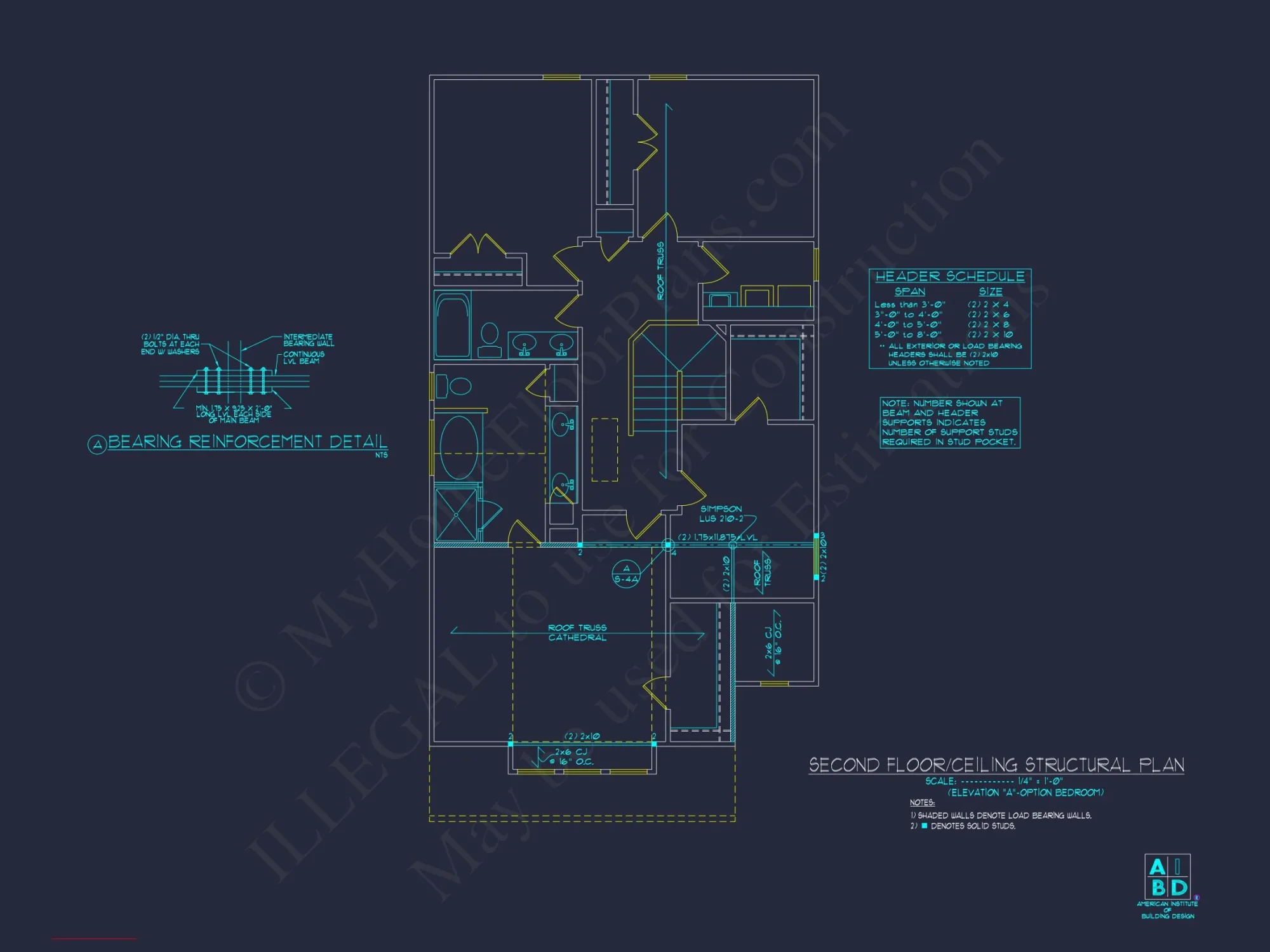 Craftsman house Plan with Detailed Blueprint and CAD Designs