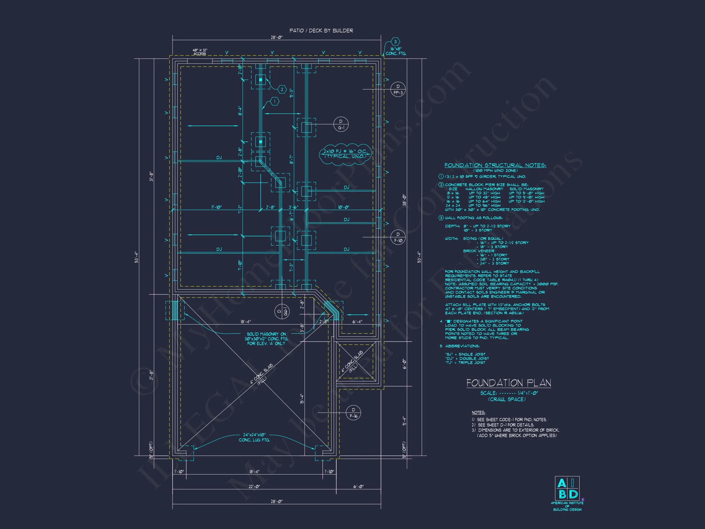 Craftsman house Plan with Detailed Blueprint and CAD Designs