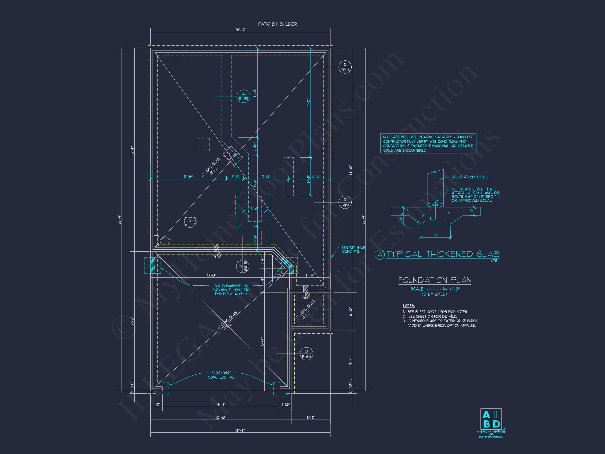 Craftsman house Plan with Detailed Blueprint and CAD Designs