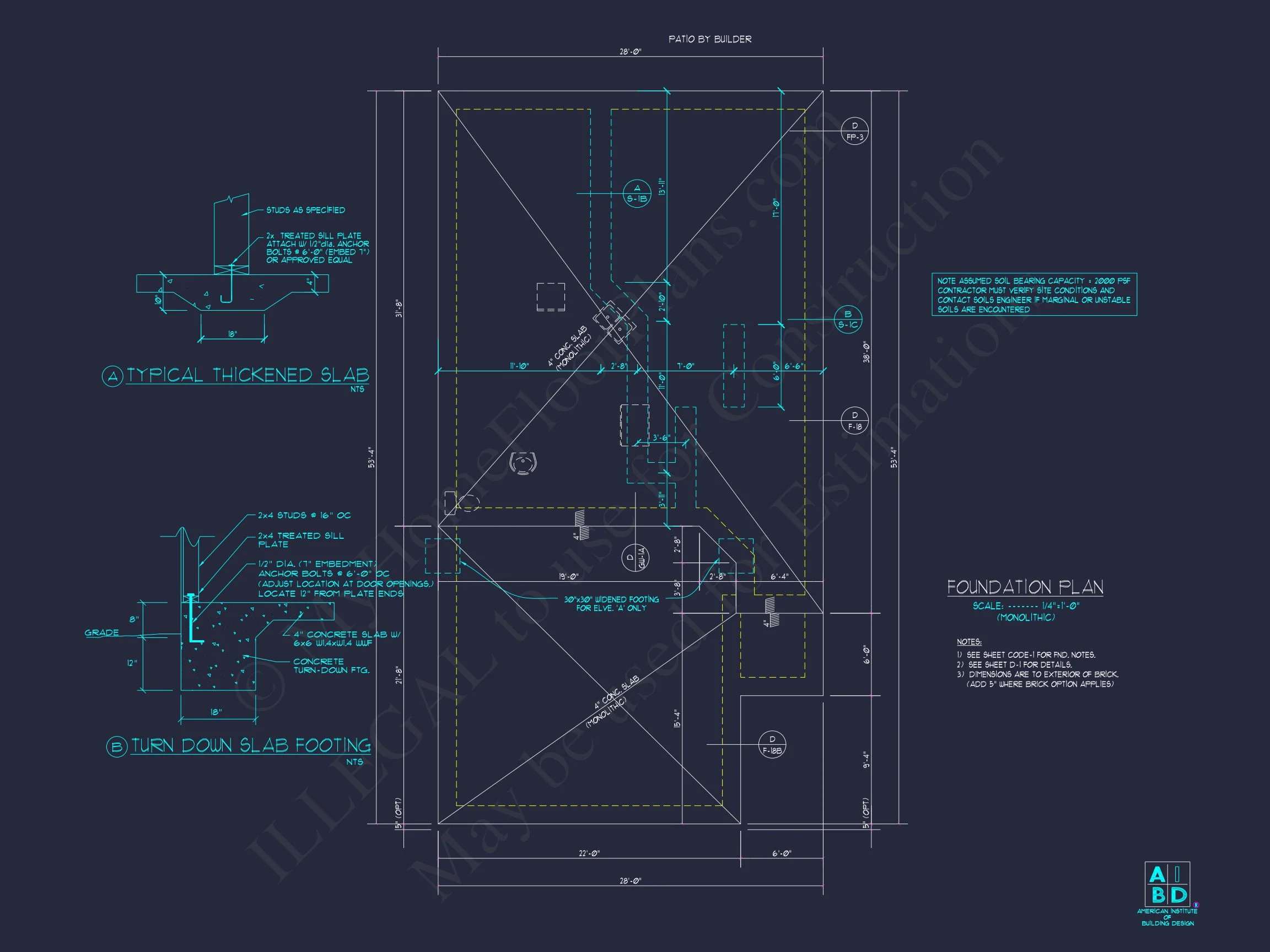 Craftsman house Plan with Detailed Blueprint and CAD Designs