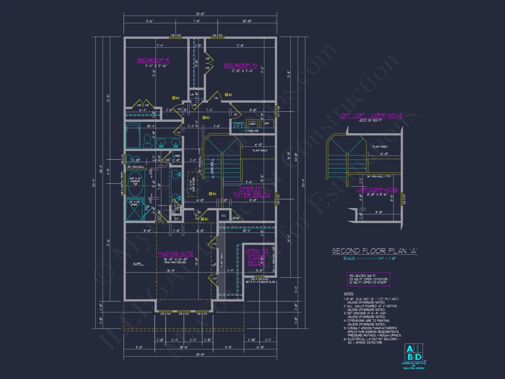Craftsman house Plan with Detailed Blueprint and CAD Designs