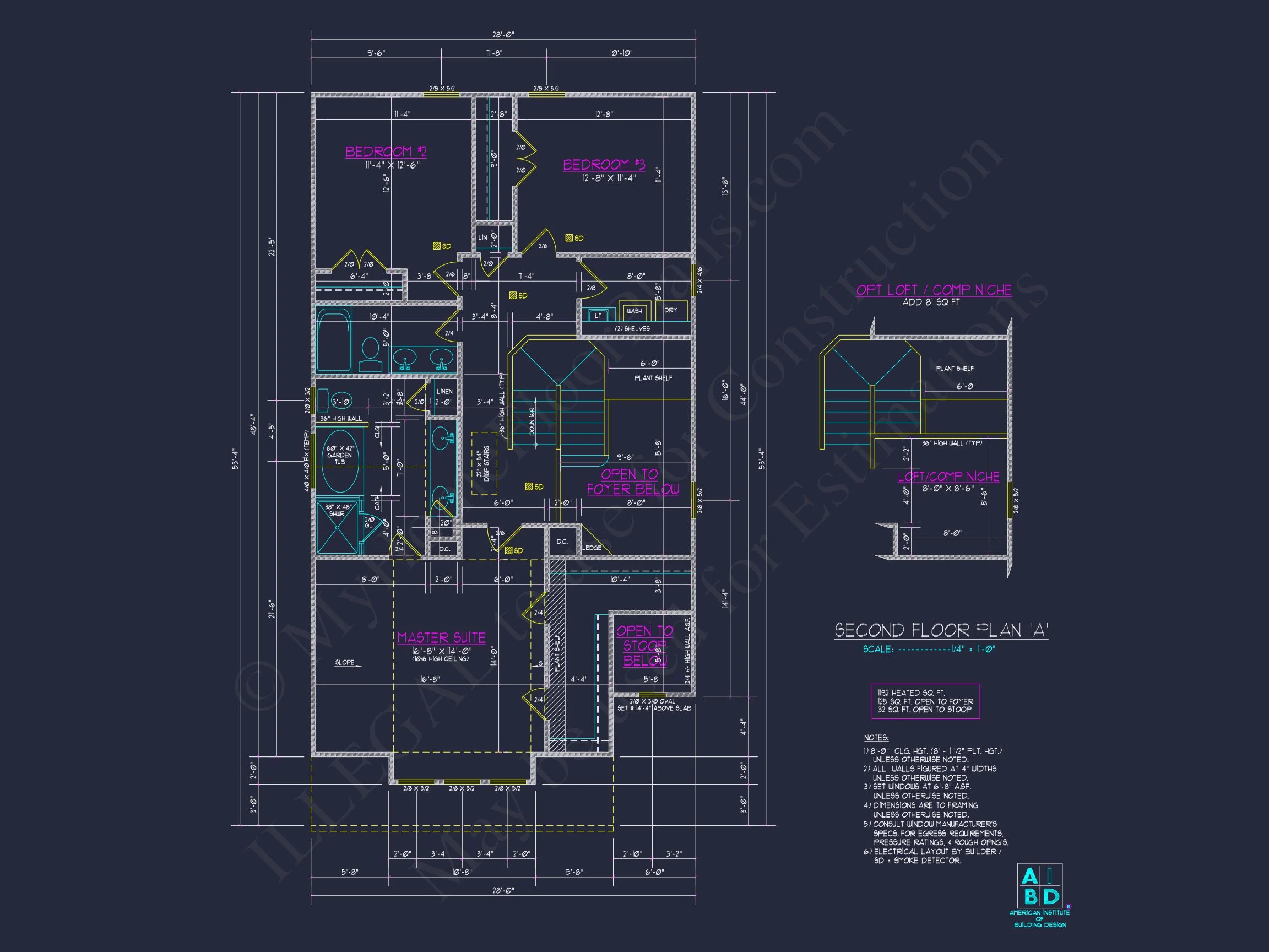 Craftsman house Plan with Detailed Blueprint and CAD Designs