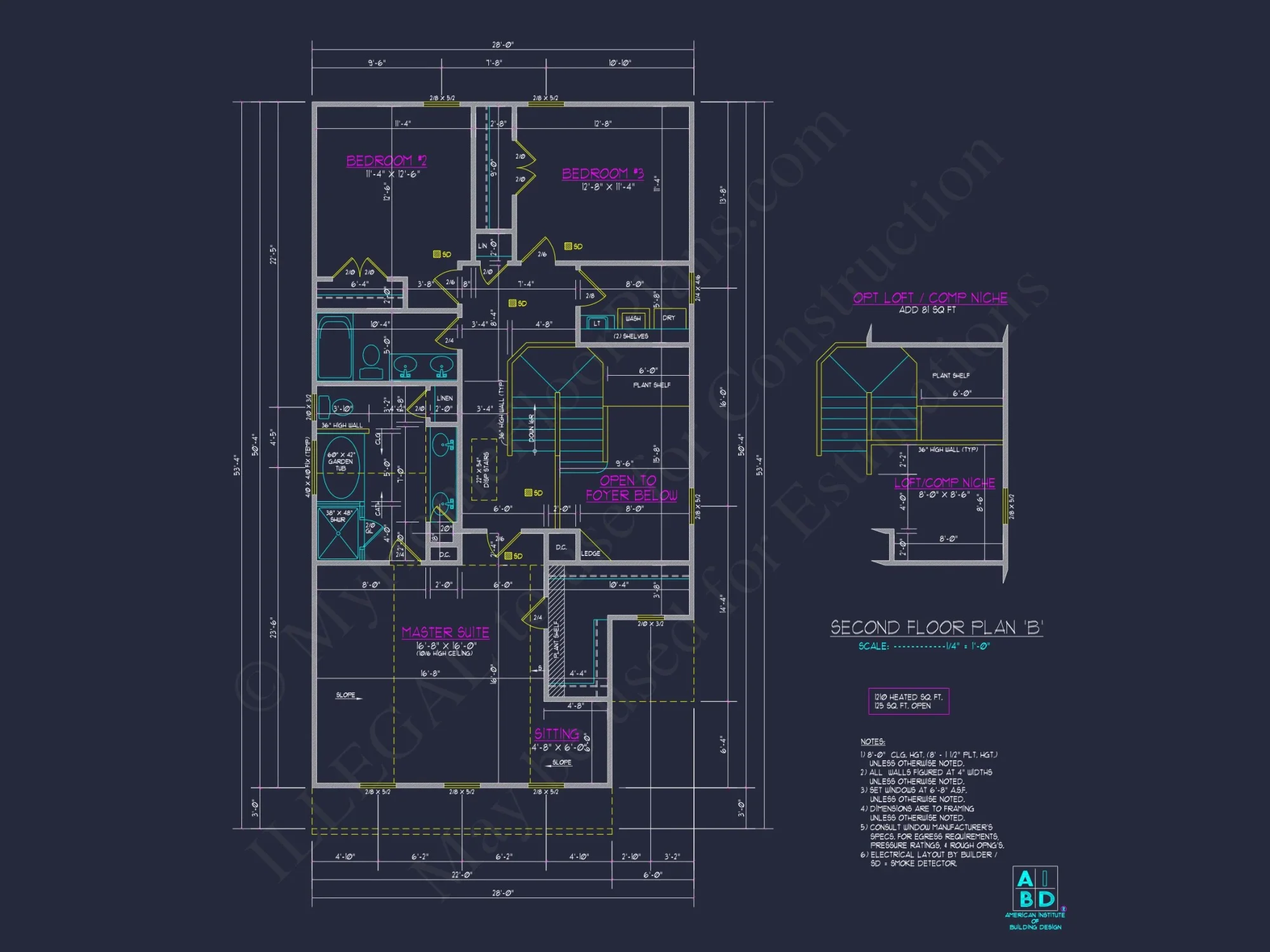 Craftsman house Plan with Detailed Blueprint and CAD Designs