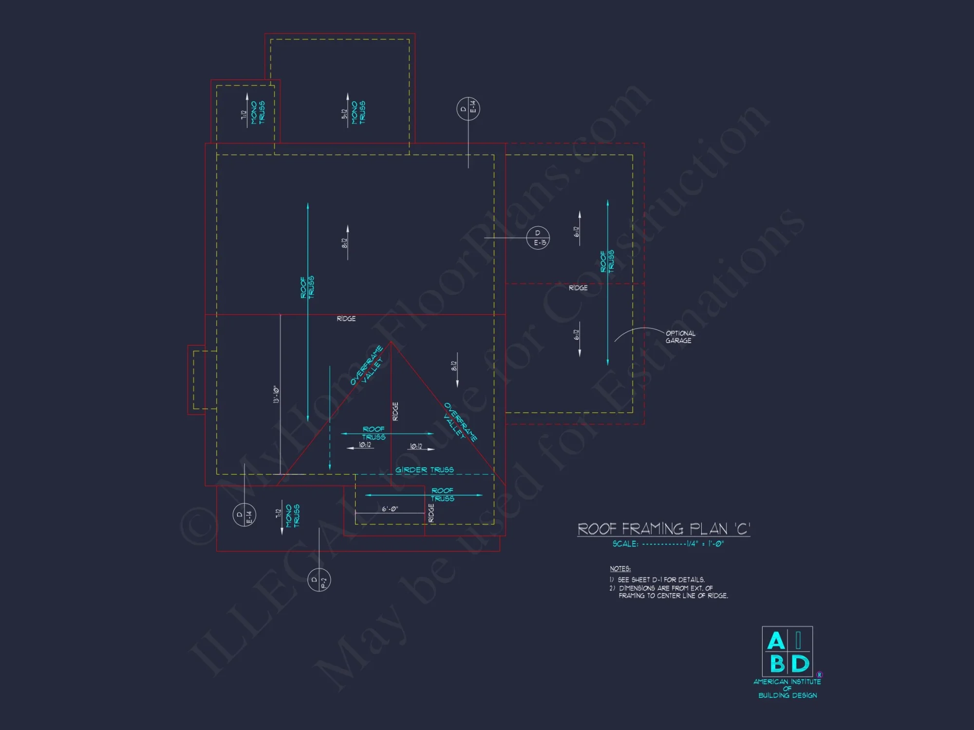 Modern Traditional house Plan with 2-Story CAD Designs