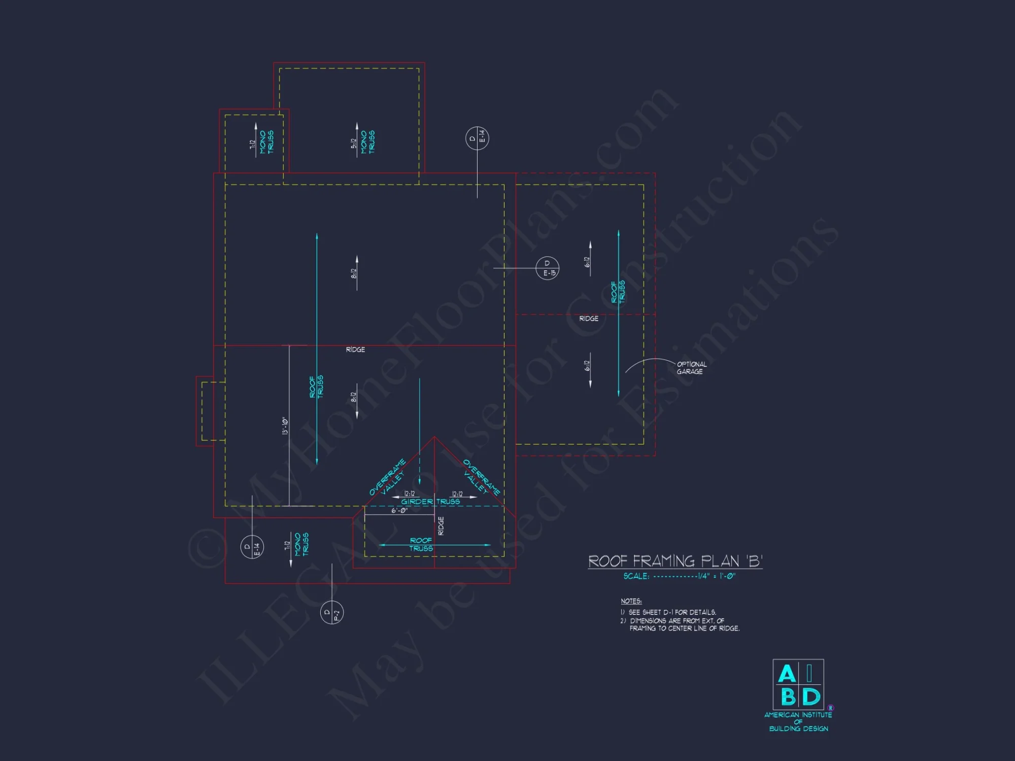 Modern Traditional house Plan with 2-Story CAD Designs