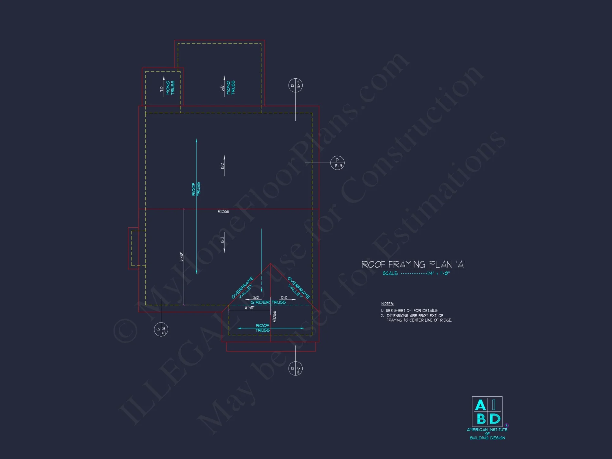 Modern Traditional house Plan with 2-Story CAD Designs