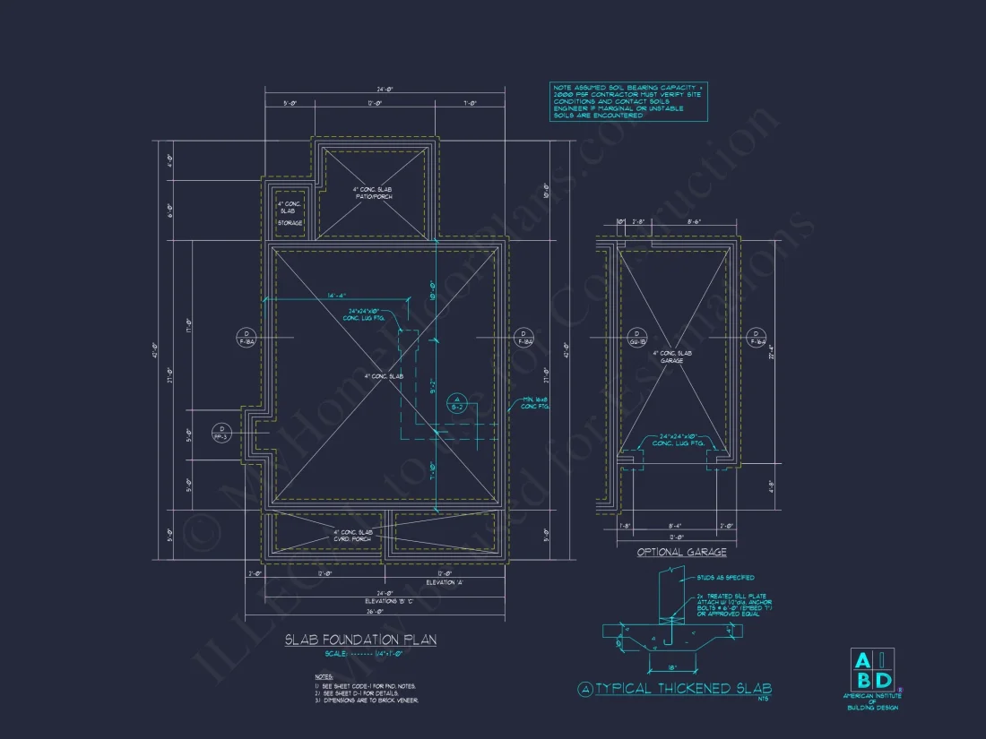 Modern Traditional house Plan with 2-Story CAD Designs