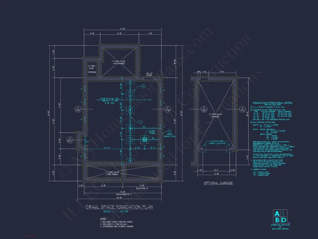 Modern Traditional house Plan with 2-Story CAD Designs