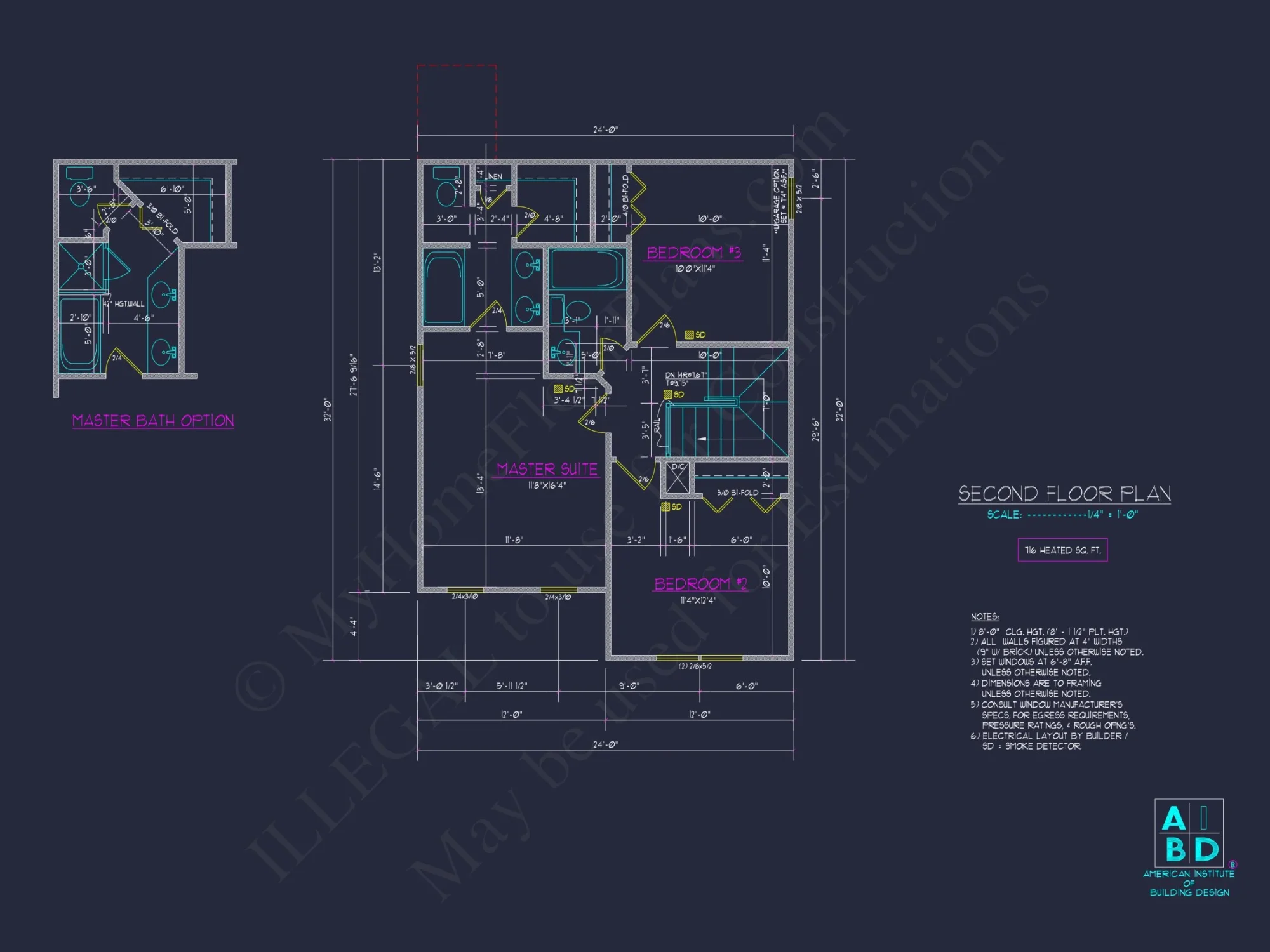Modern Traditional house Plan with 2-Story CAD Designs