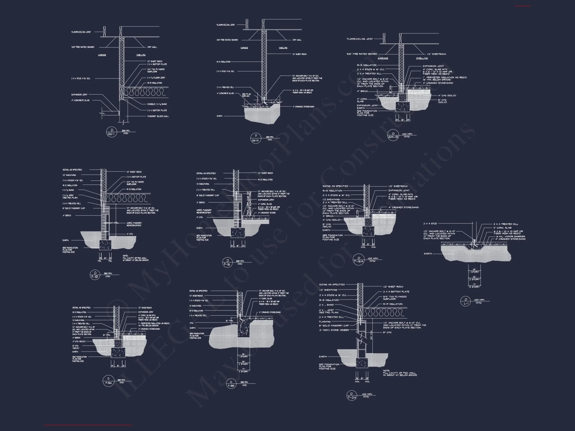 Modern 2-Story house Plan with CAD Designs and Blueprint