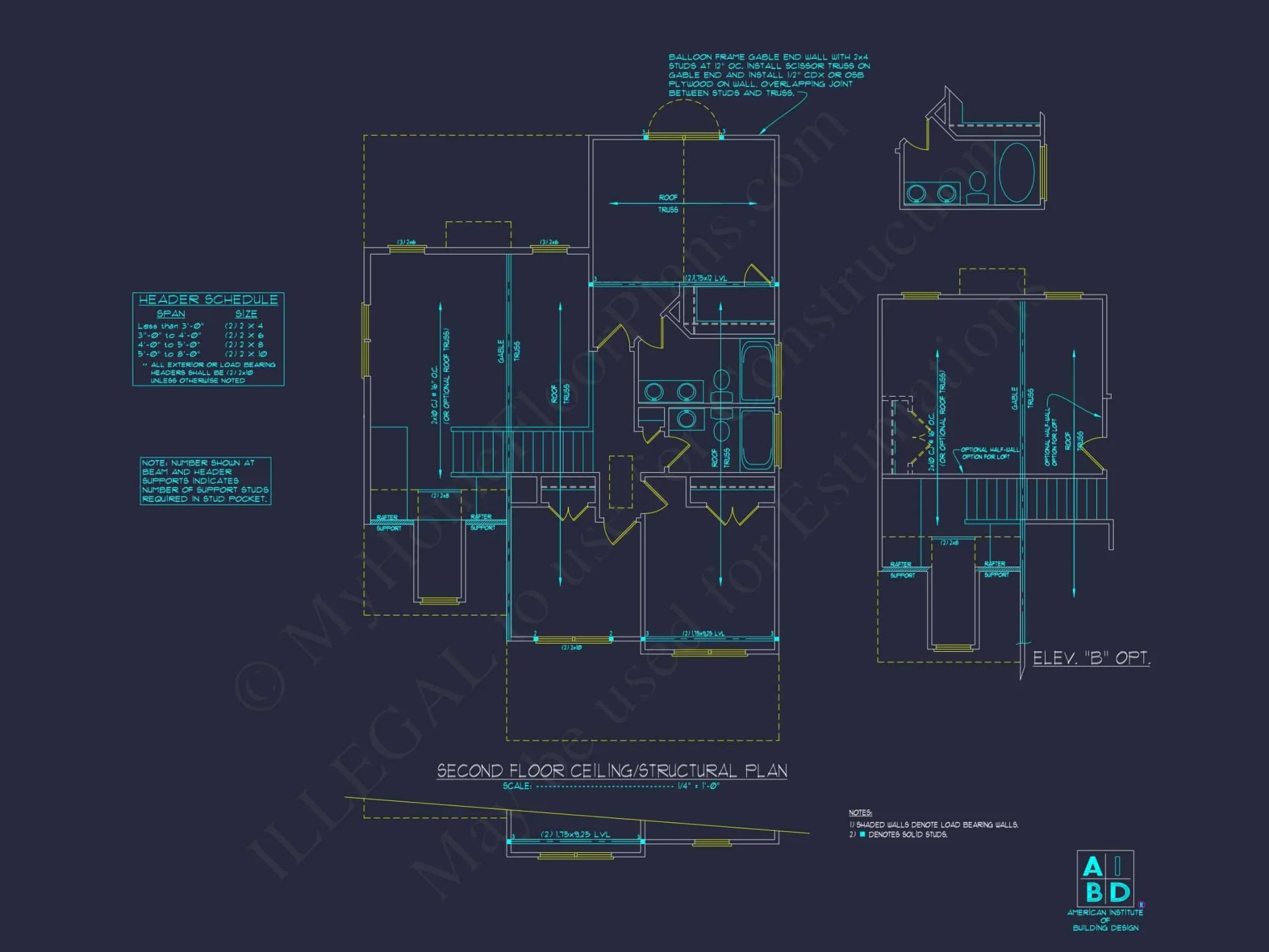 Modern 2-Story house Plan with CAD Designs and Blueprint