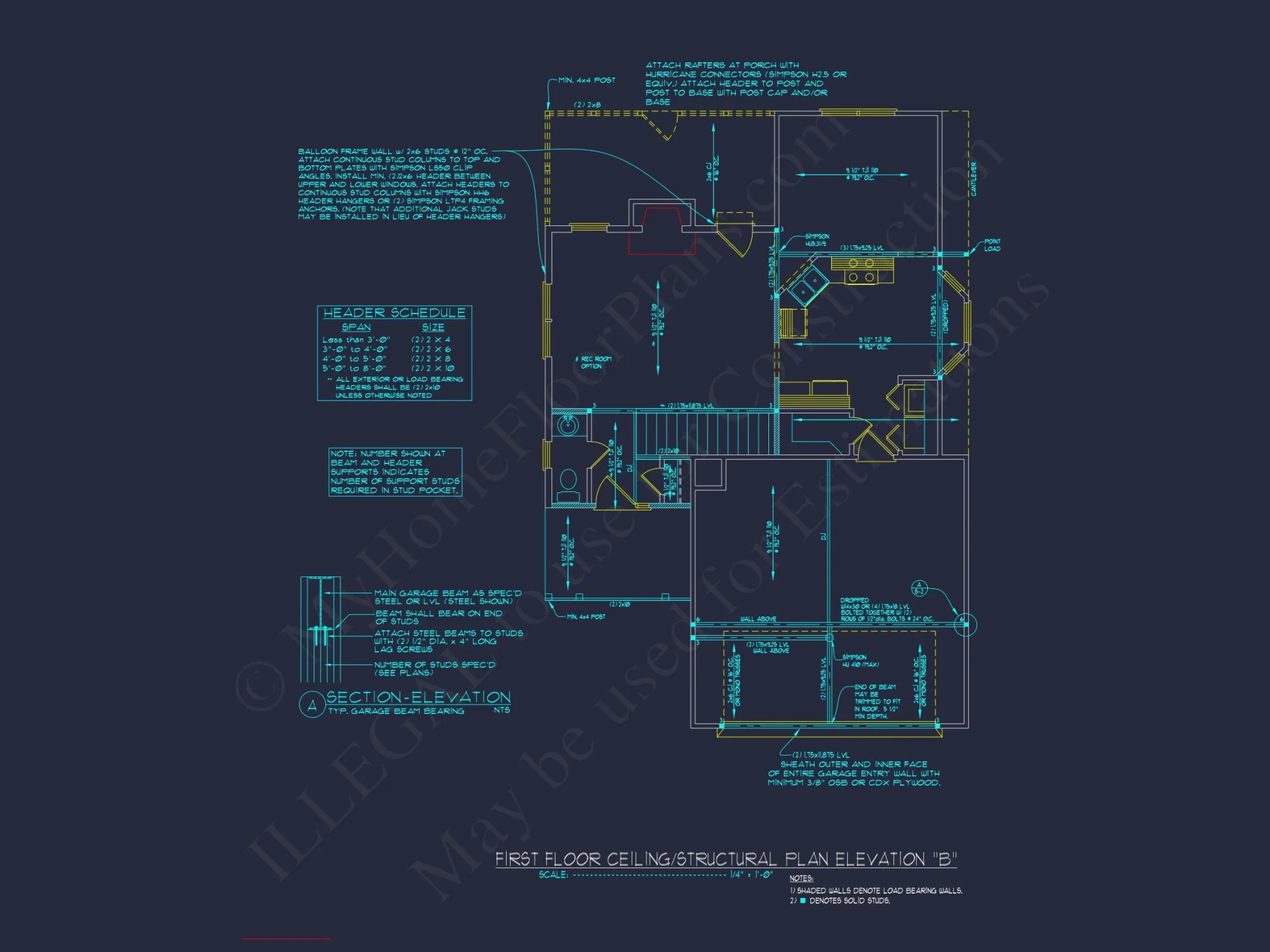 Modern 2-Story house Plan with CAD Designs and Blueprint