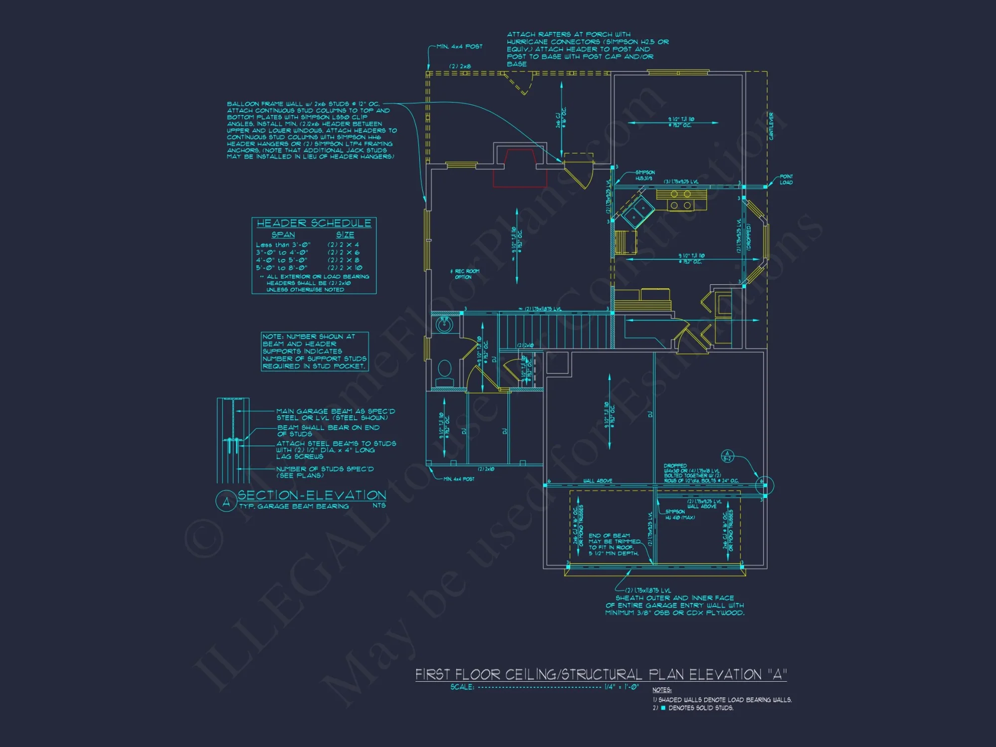 Modern 2-Story house Plan with CAD Designs and Blueprint