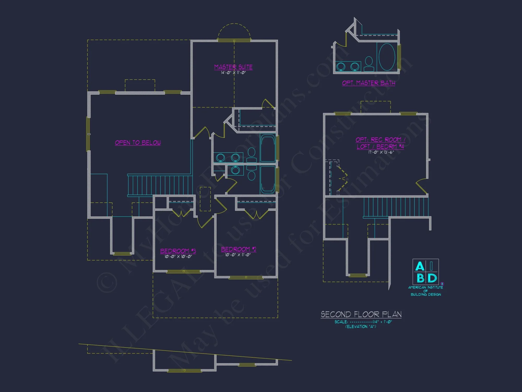 Modern 2-Story house Plan with CAD Designs and Blueprint