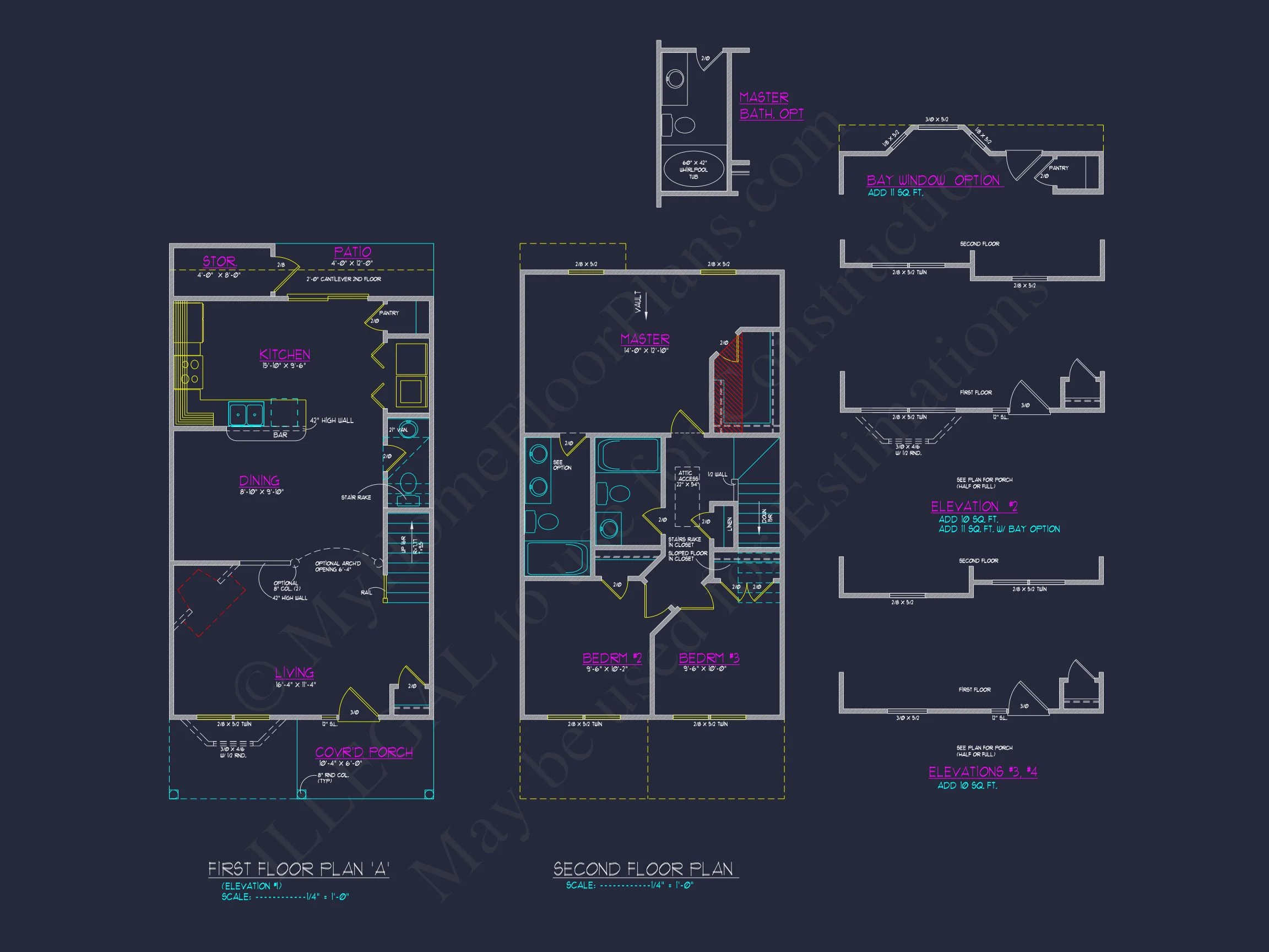 Modern Craftsman house Plan with 2-Story Design and Open Floor Plan