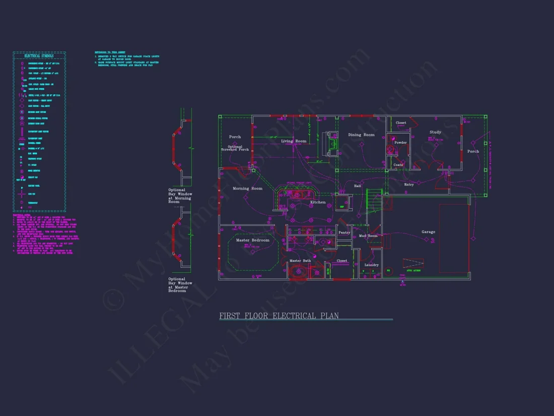 Craftsman house Plan with 1.5 Stories, CAD Blueprints & Modern Design