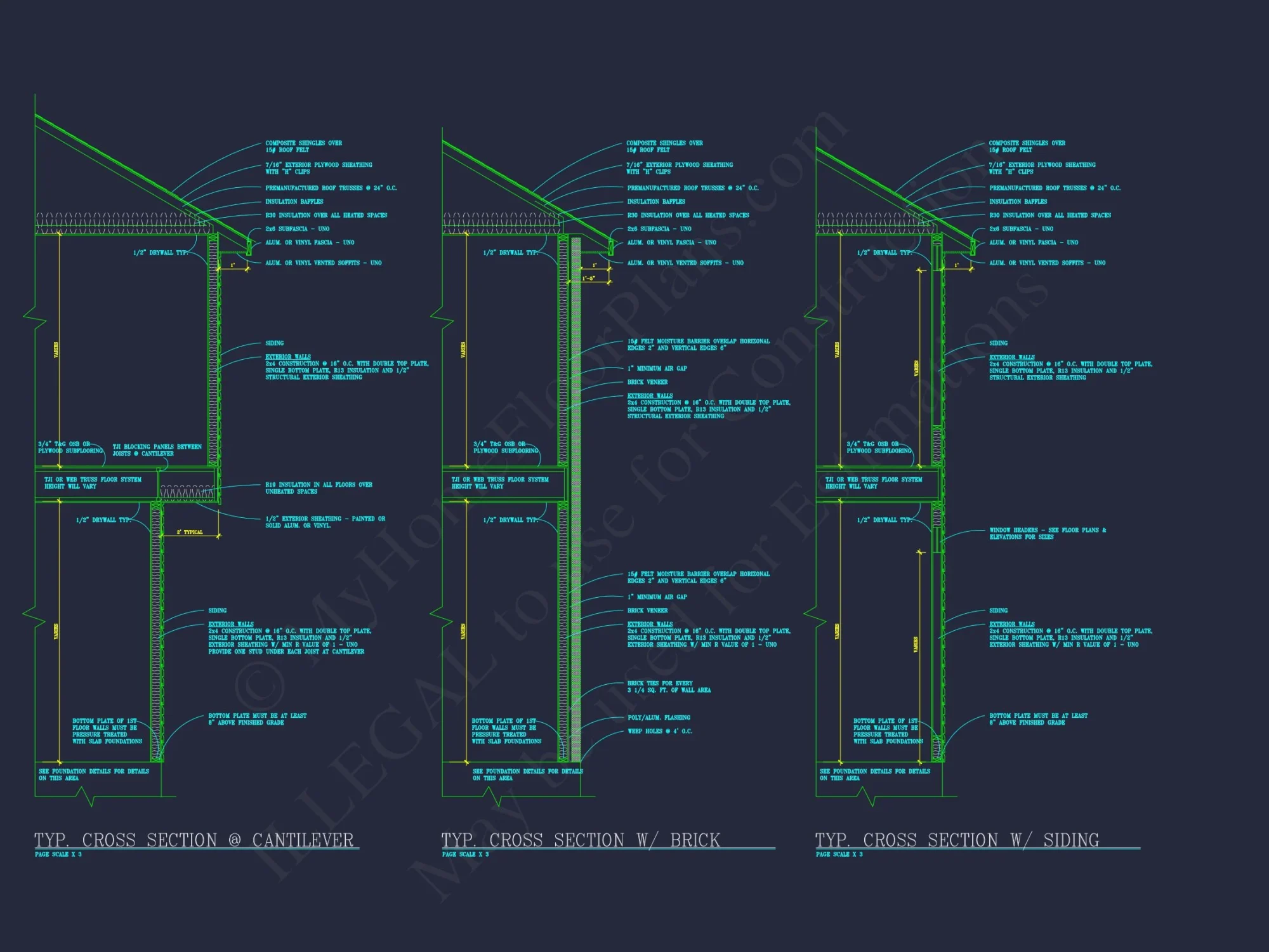 Craftsman house Plan with 1.5 Stories, CAD Blueprints & Modern Design