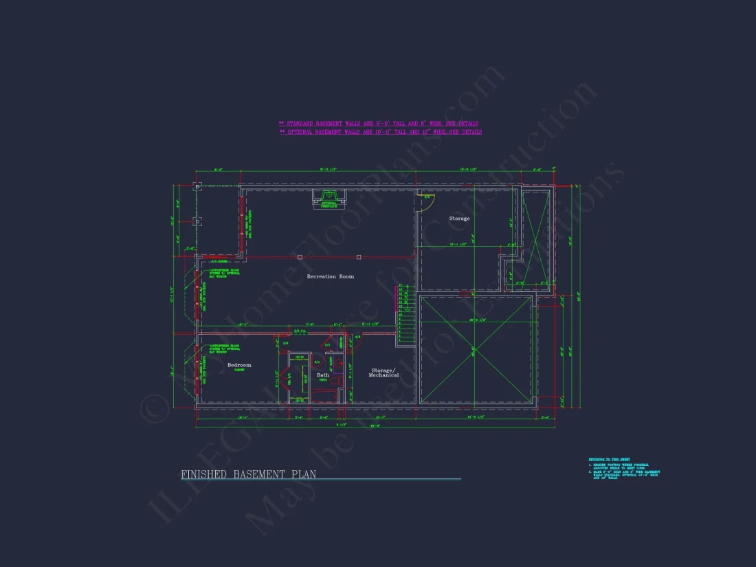 Craftsman house Plan with 1.5 Stories, CAD Blueprints & Modern Design