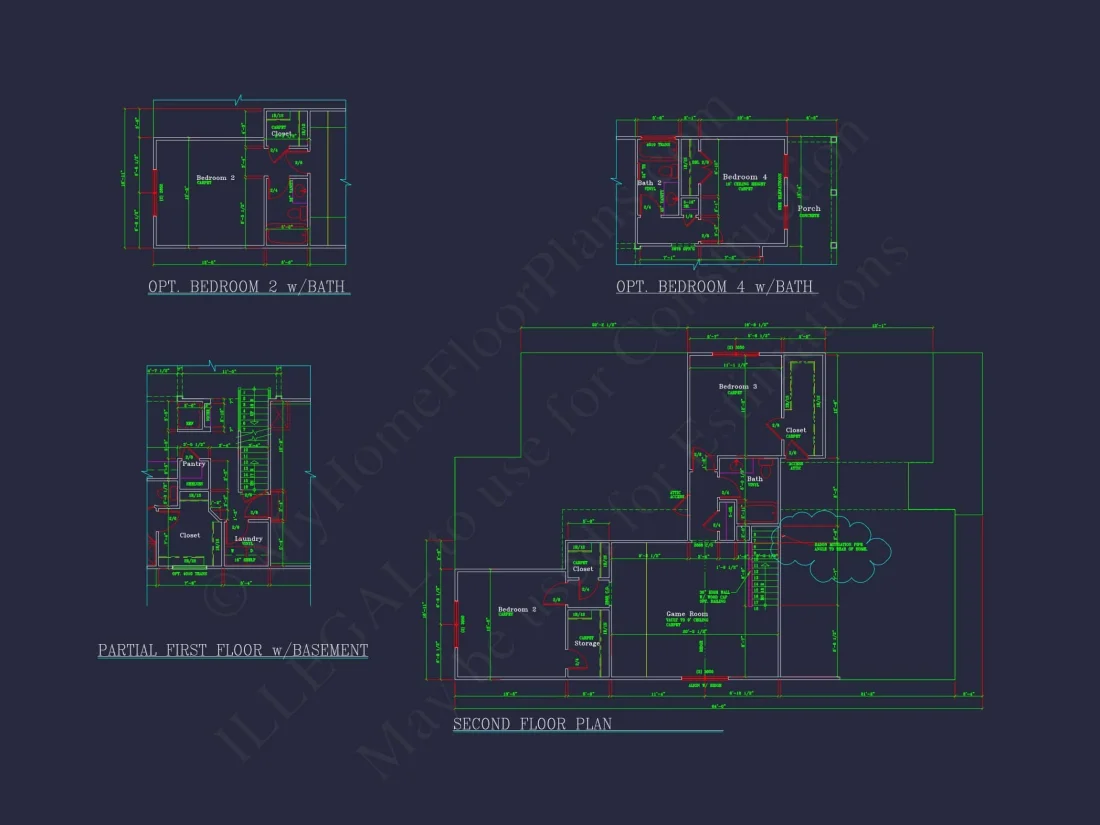 Craftsman house Plan with 1.5 Stories, CAD Blueprints & Modern Design
