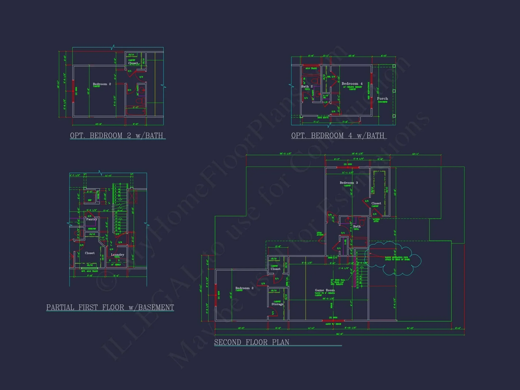 Craftsman house Plan with 1.5 Stories, CAD Blueprints & Modern Design