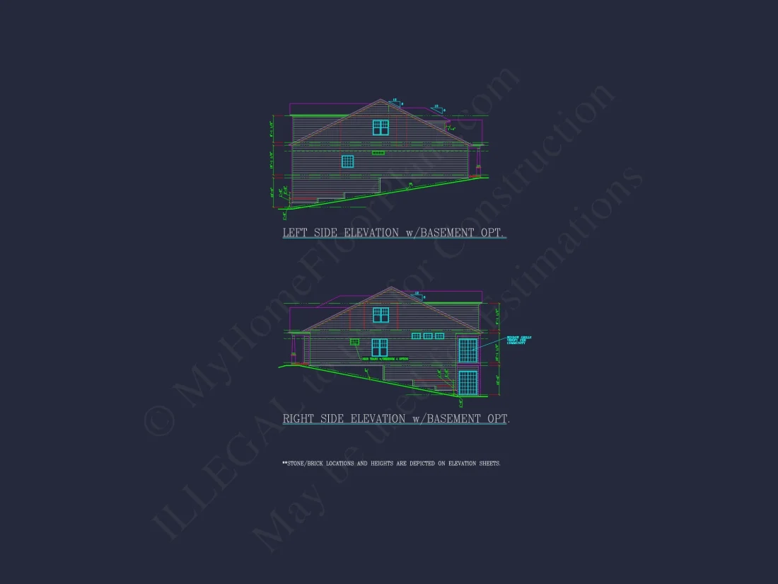 Craftsman house Plan with 1.5 Stories, CAD Blueprints & Modern Design