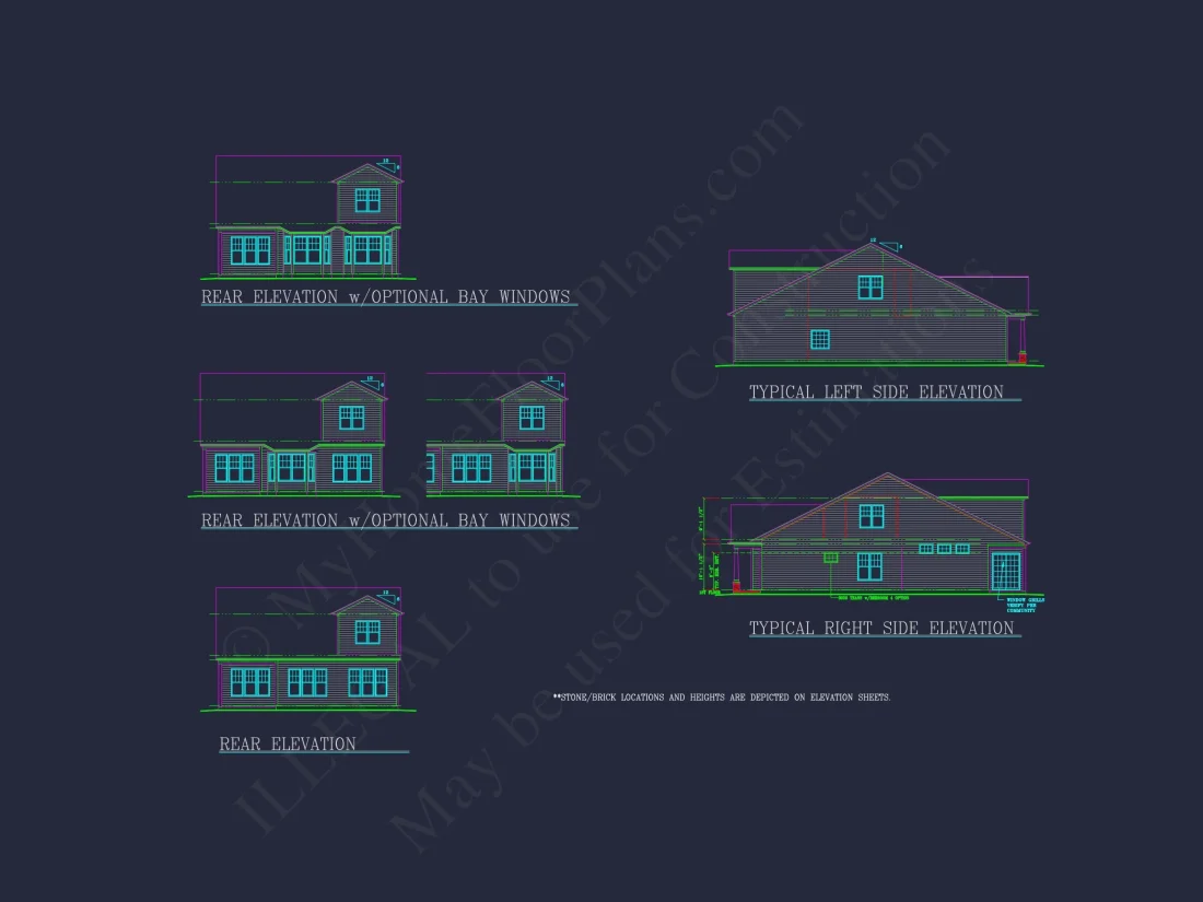 Craftsman house Plan with 1.5 Stories, CAD Blueprints & Modern Design