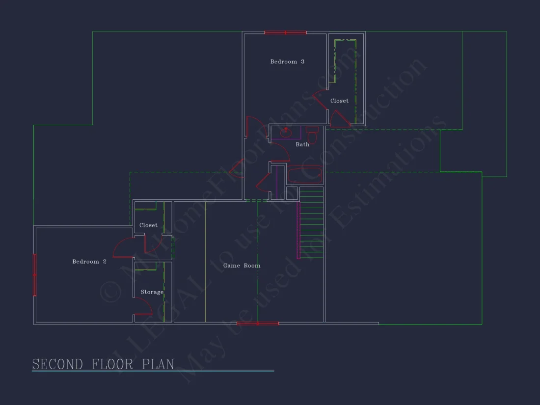 Craftsman house Plan with 1.5 Stories, CAD Blueprints & Modern Design