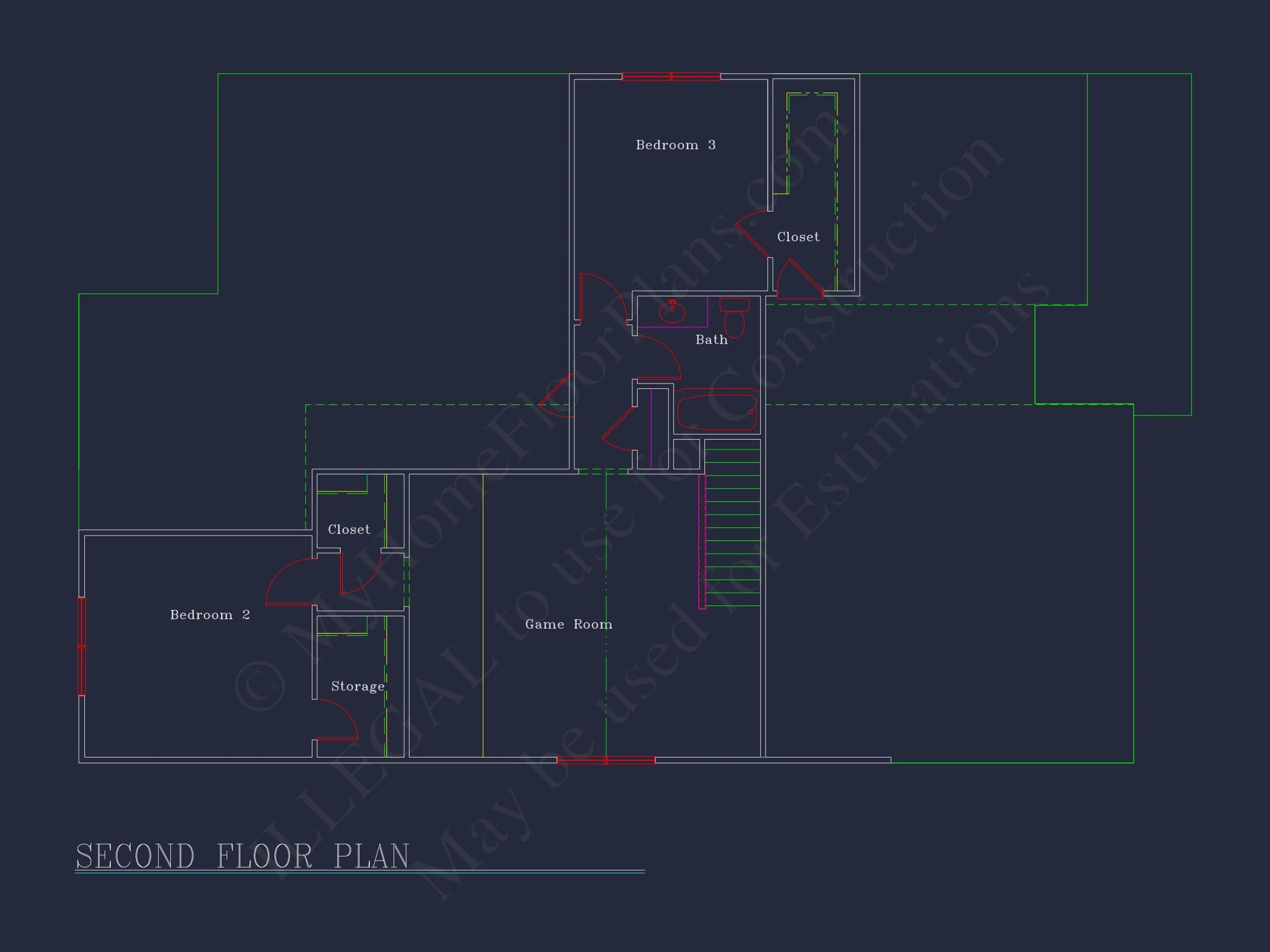 Craftsman house Plan with 1.5 Stories, CAD Blueprints & Modern Design
