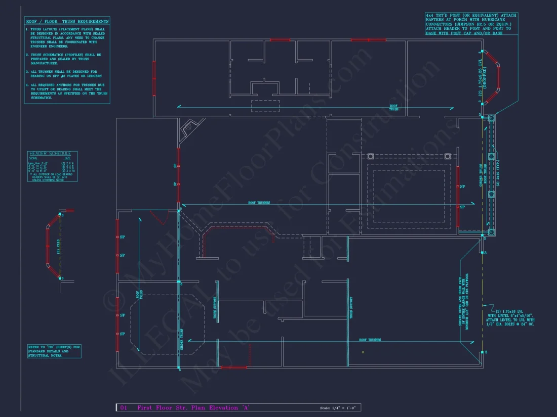 Classic Suburban house Plan: Detailed Floor Blueprint & CAD Design