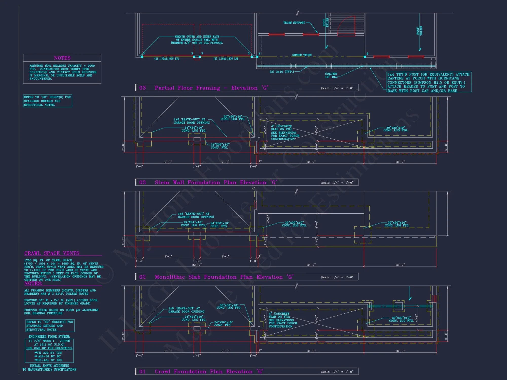 Classic Suburban house Plan: Detailed Floor Blueprint & CAD Design