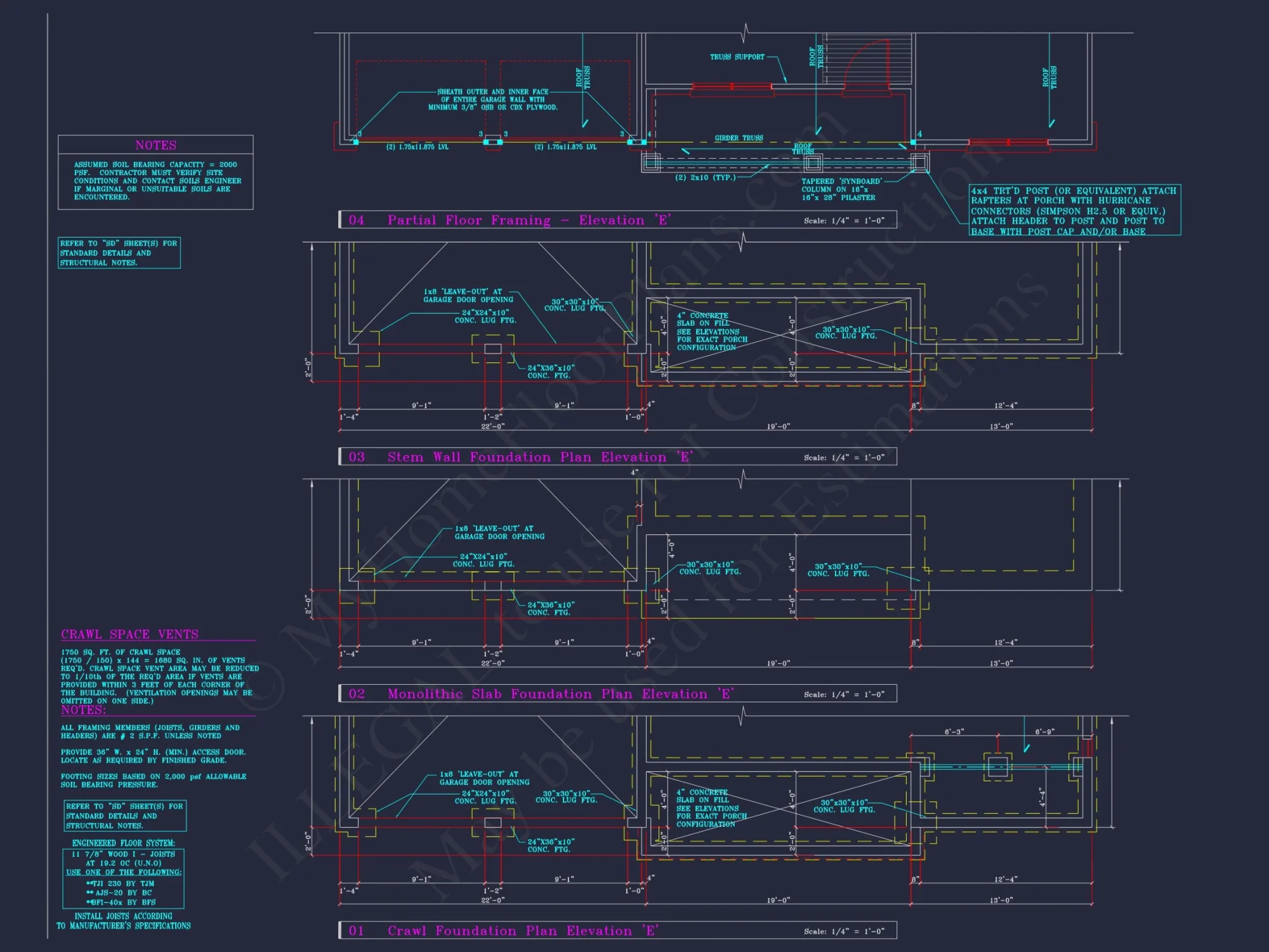 Classic Suburban house Plan: Detailed Floor Blueprint & CAD Design