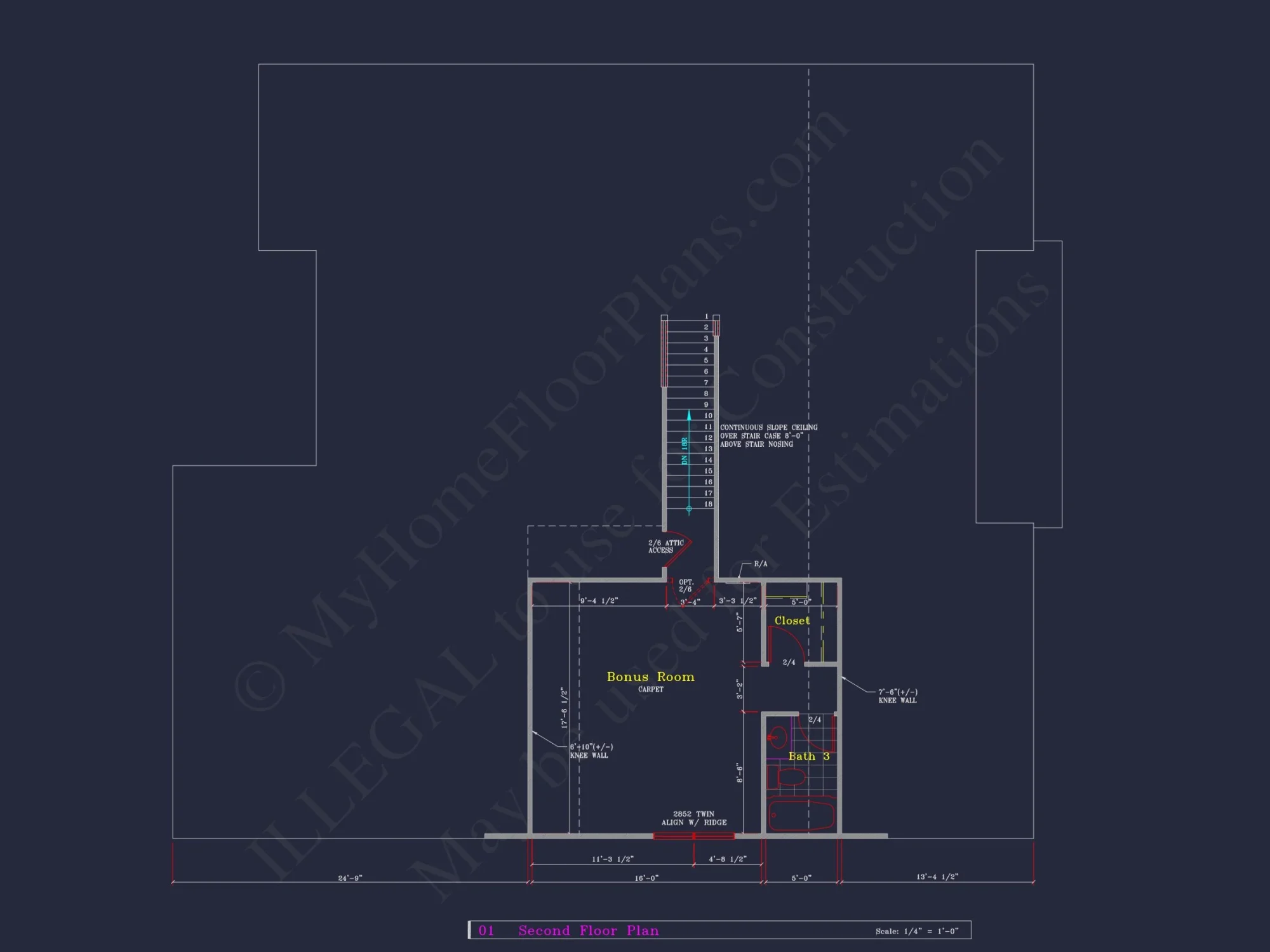 Classic Suburban house Plan: Detailed Floor Blueprint & CAD Design