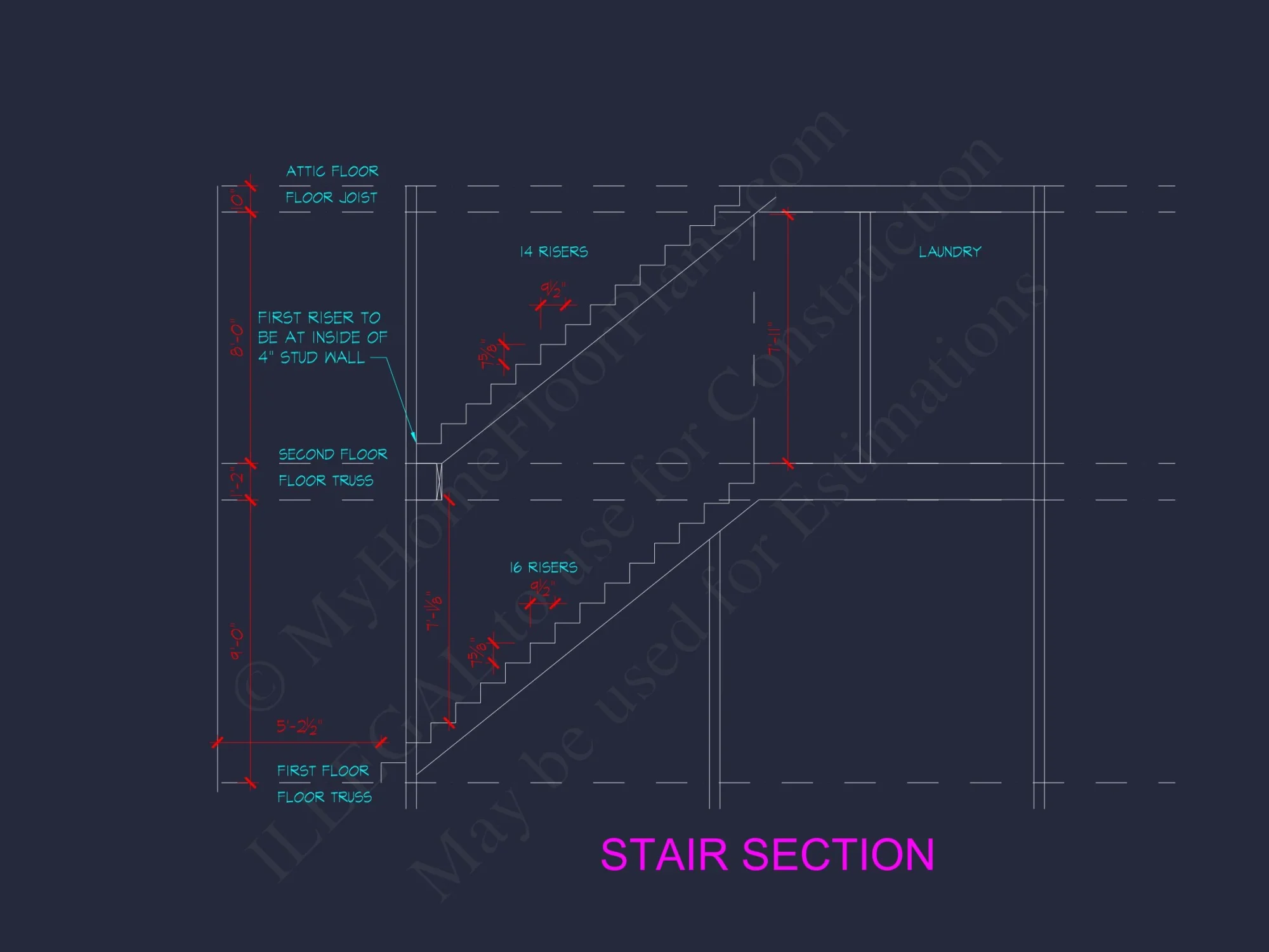 Elegant house Plan with 2-Story CAD Floor Designs and Blueprint