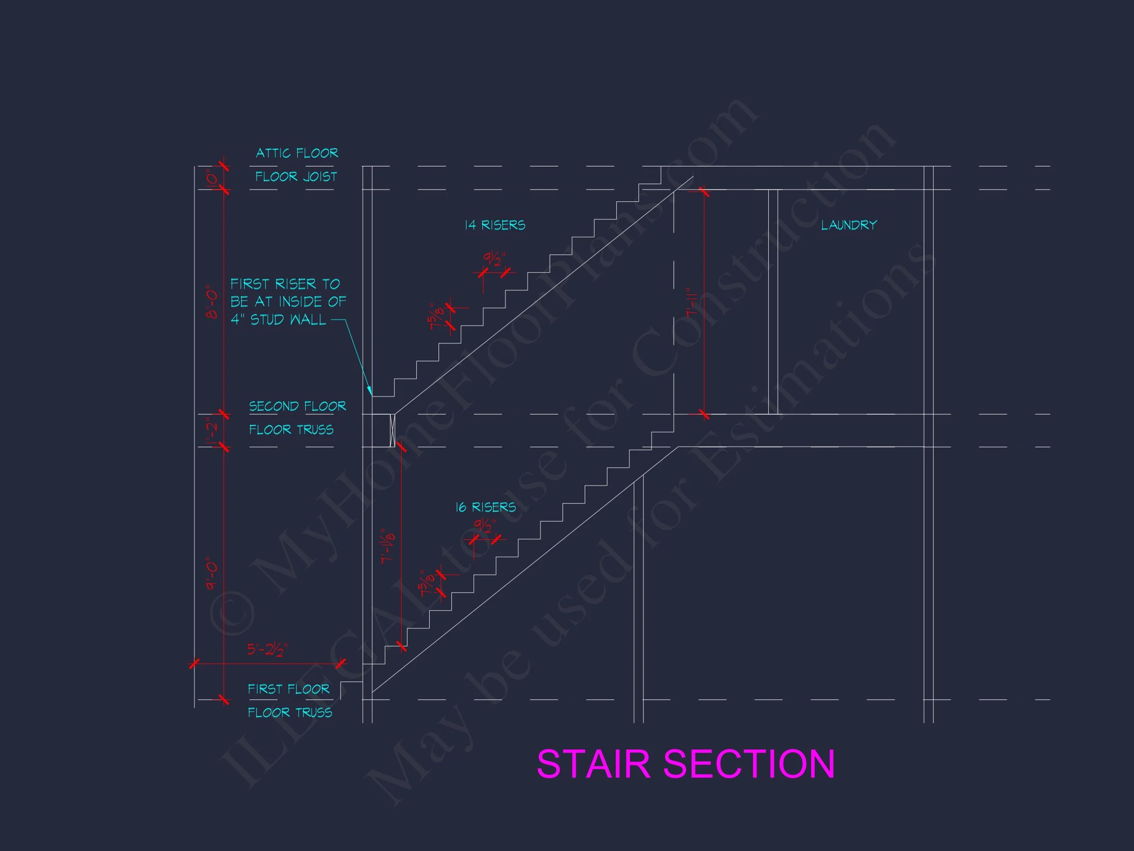 Elegant house Plan with 2-Story CAD Floor Designs and Blueprint
