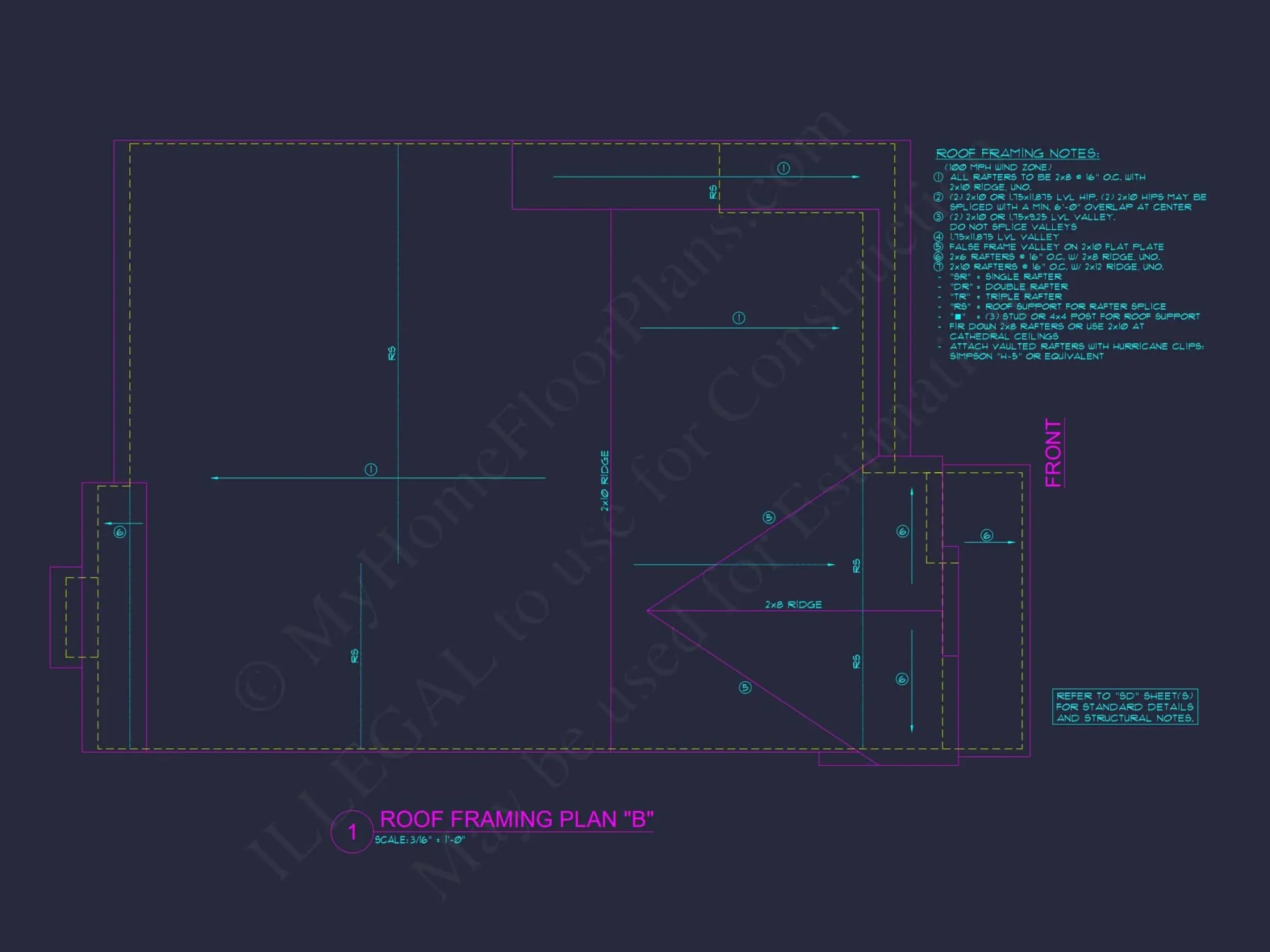 Dream house Plan: 2-Story Blueprint with 4 Beds and 2.5 Baths