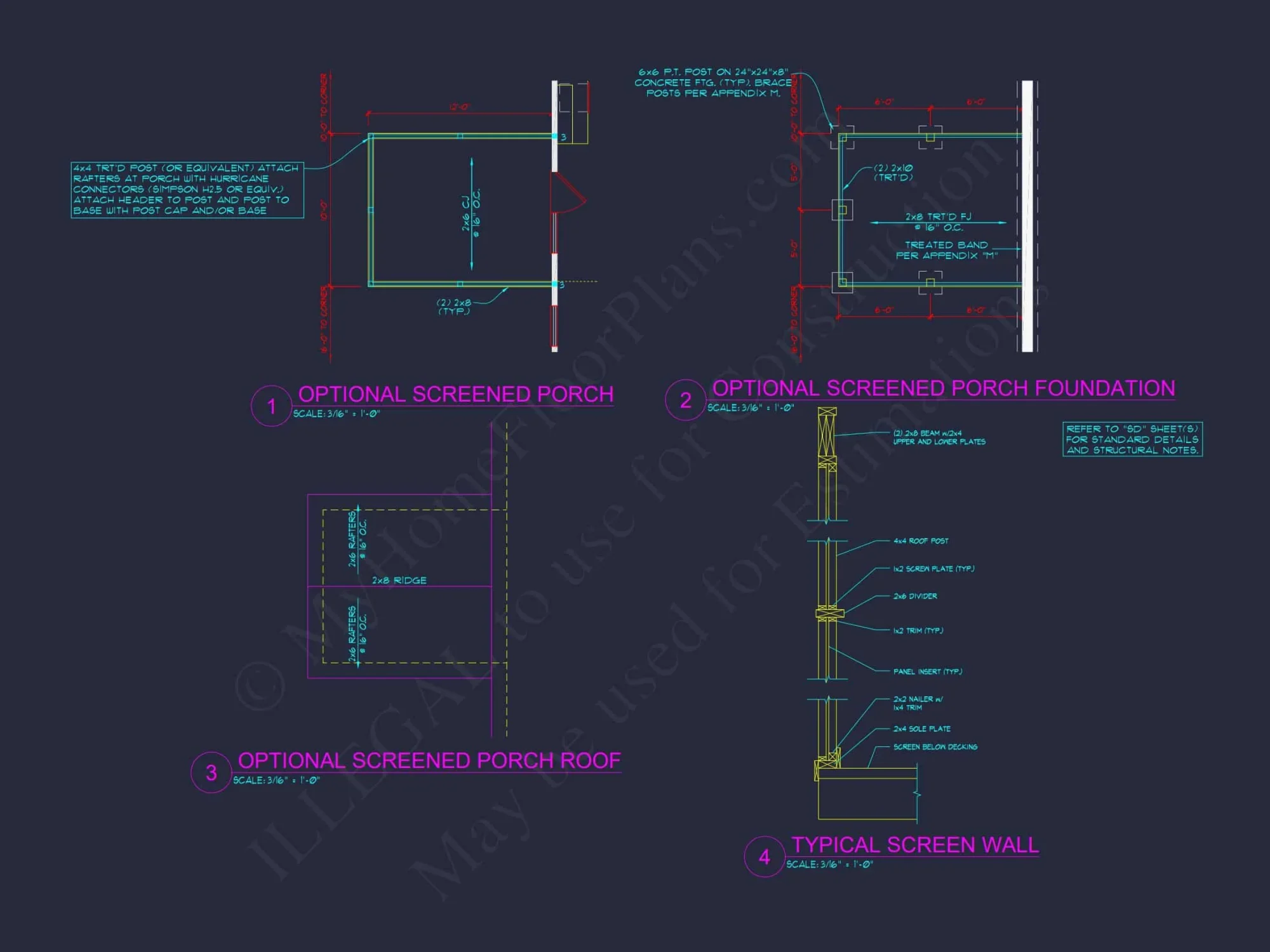 Dream house Plan: 2-Story Blueprint with 4 Beds and 2.5 Baths