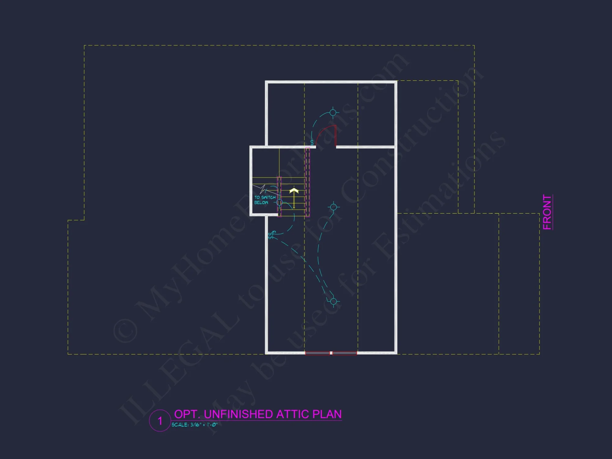Dream house Plan: 2-Story Blueprint with 4 Beds and 2.5 Baths