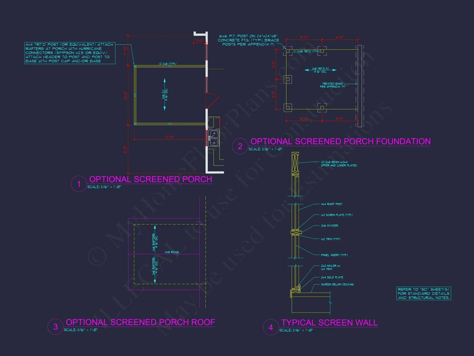 Two-Story house Plan with 4 Bedrooms, 2.5 Baths, and Open Floor Plan