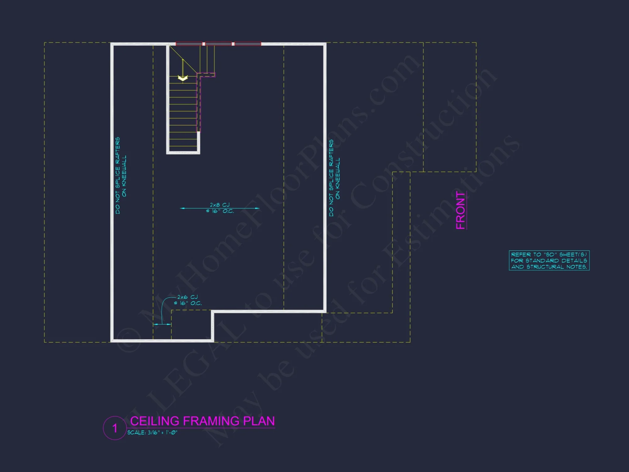Two-Story house Plan with 4 Bedrooms, 2.5 Baths, and Open Floor Plan