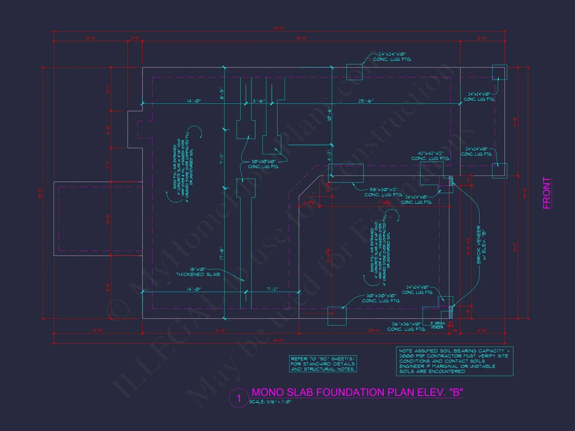 Two-Story house Plan with 4 Bedrooms, 2.5 Baths, and Open Floor Plan